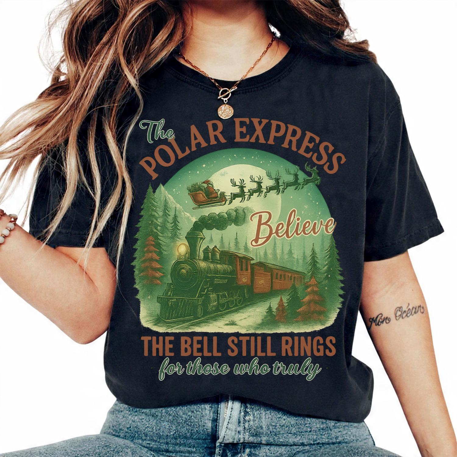 Polar Express Christmas Shirt – Xmas Crewneck Sweatshirt – Christmas Vibes Gift Shirt – Merry Christmas Party Tee