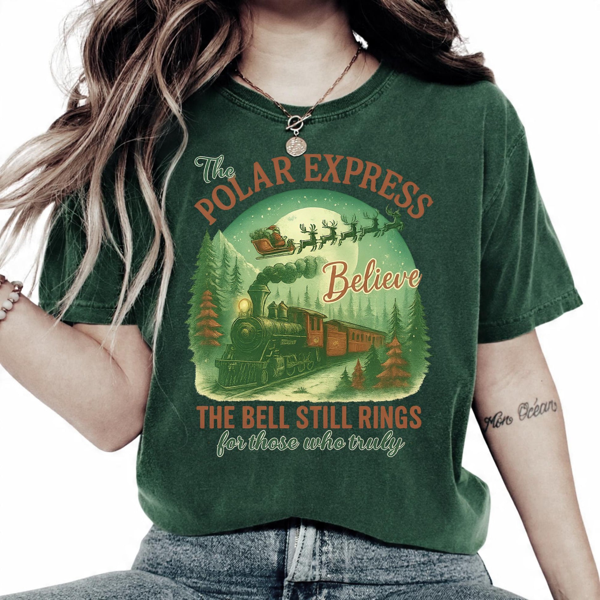 Polar Express Christmas Shirt – Xmas Crewneck Sweatshirt – Christmas Vibes Gift Shirt – Merry Christmas Party Tee