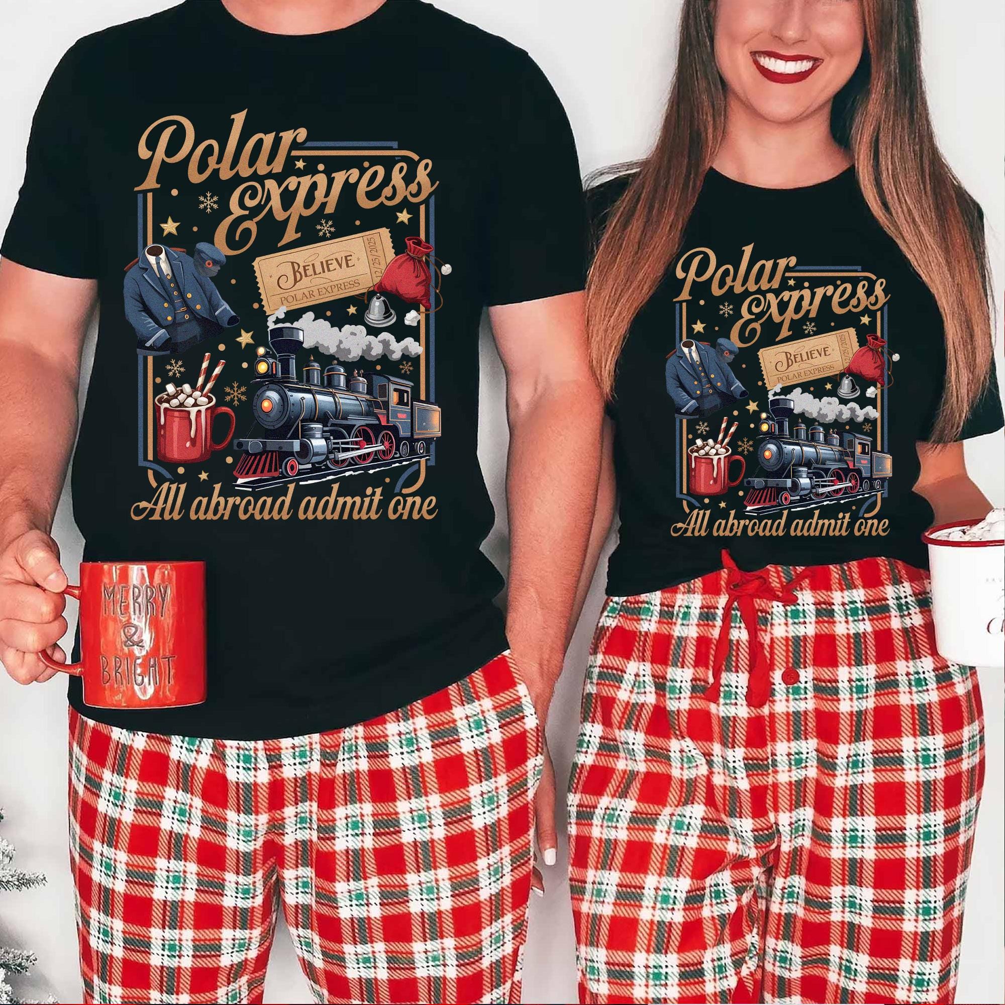 Polar Express Inspired Shirt – Christmas Believe Sweater, All Aboard Holiday T-Shirt, Merry Christmas Hoodie Gift 2025