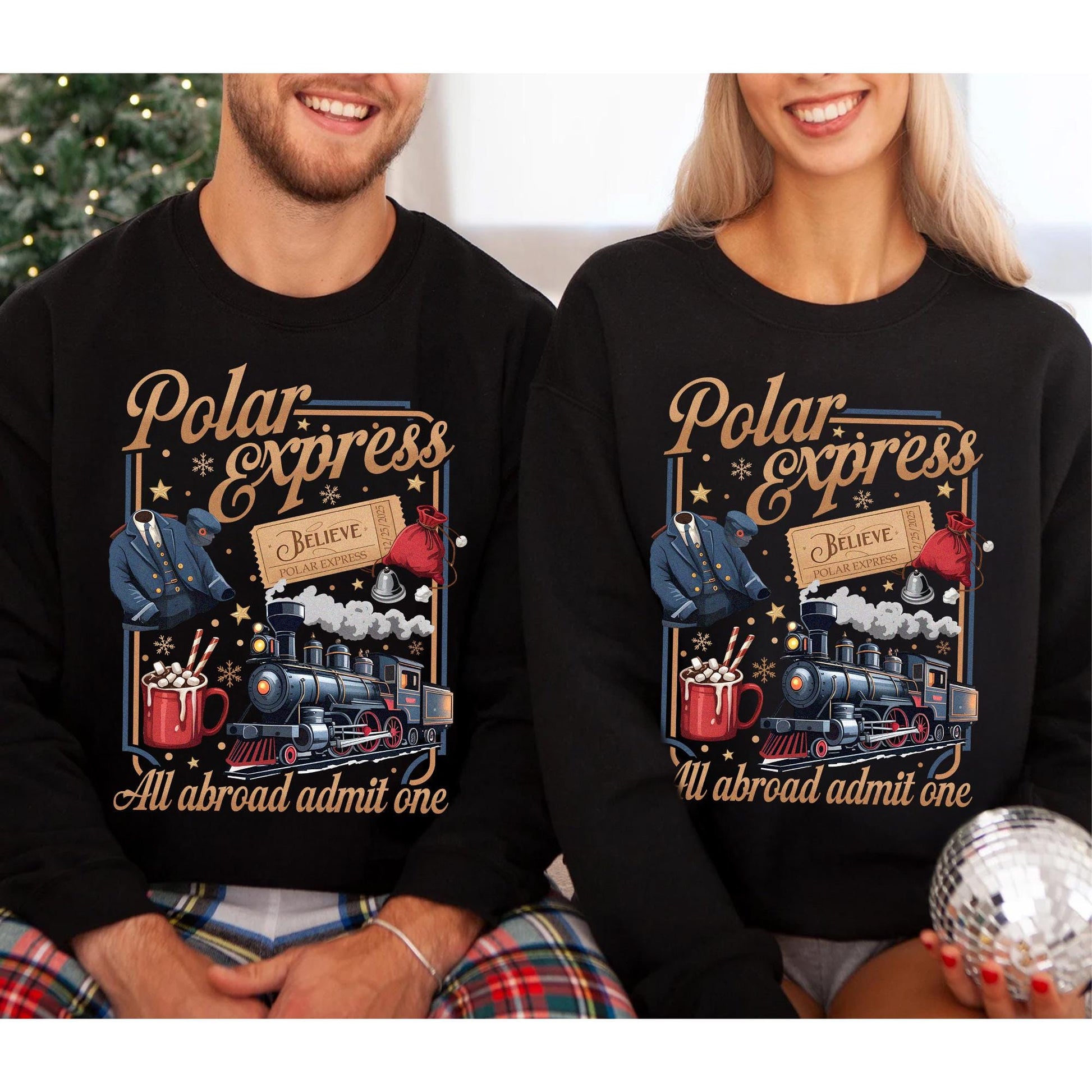 Polar Express Inspired Shirt – Christmas Believe Sweater, All Aboard Holiday T-Shirt, Merry Christmas Hoodie Gift 2025
