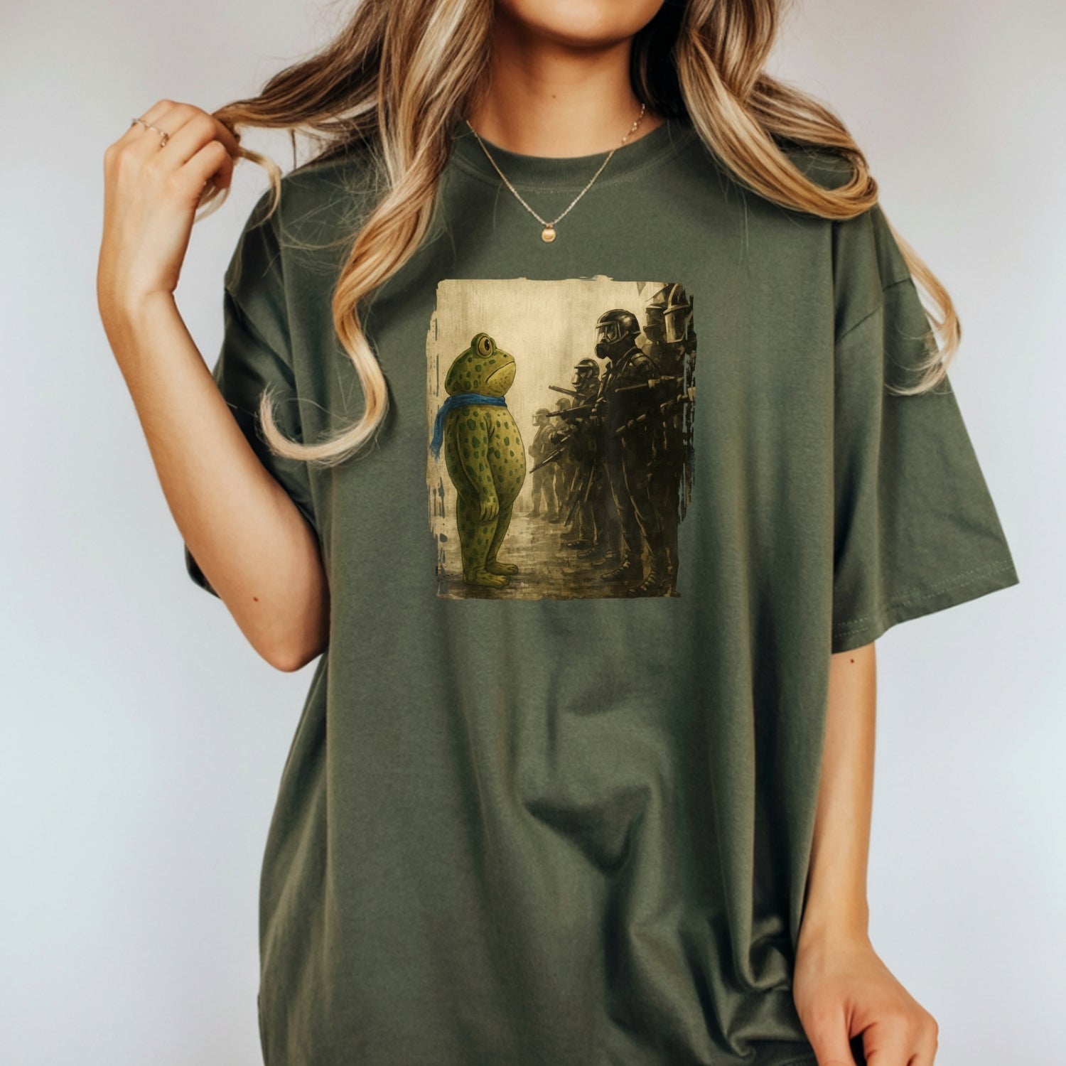 Portland Frog T-Shirt - Funny City Graphic Frog Tee