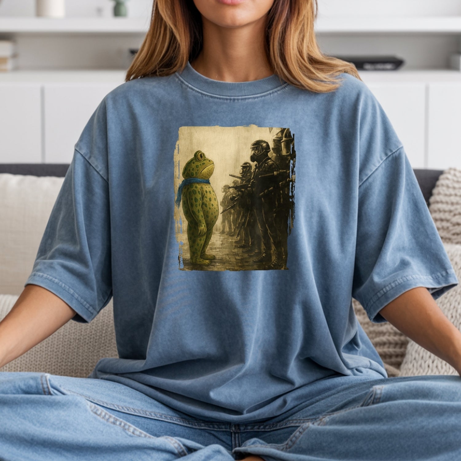 Portland Frog T-Shirt - Funny City Graphic Frog Tee