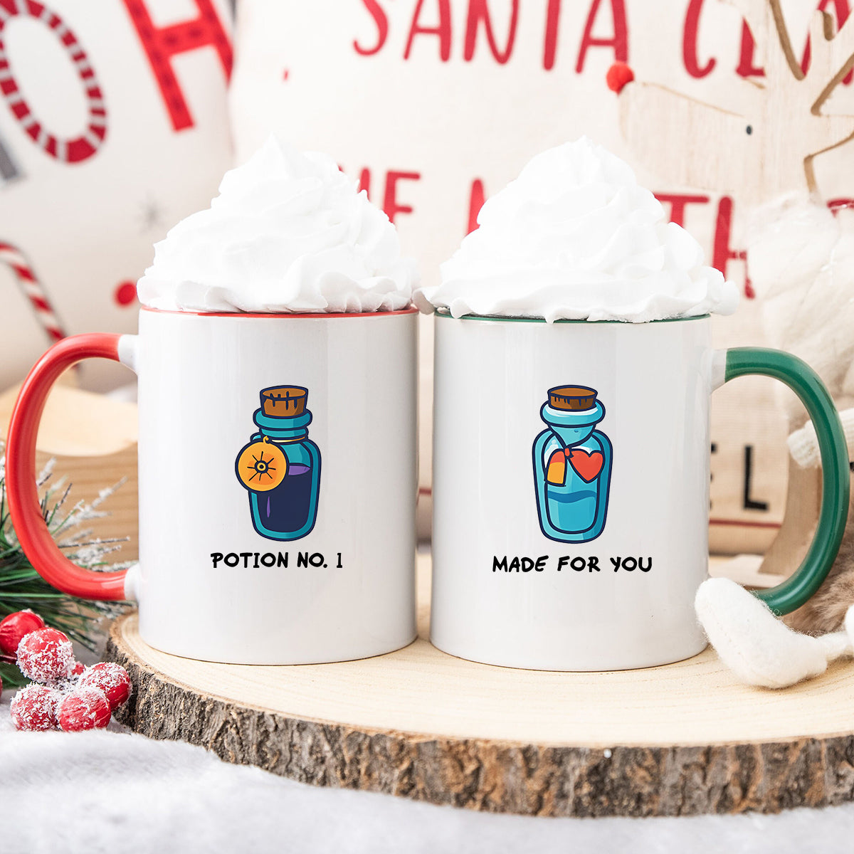 Potion Bottles Matching Mugs For Couples