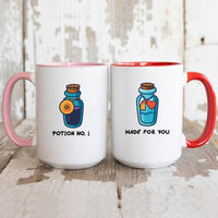 Potion Bottles Matching Mugs For Couples
