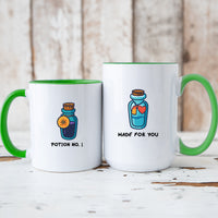 Potion Bottles Matching Mugs For Couples