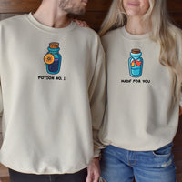Potion Bottles Matching Hoodies For Couples