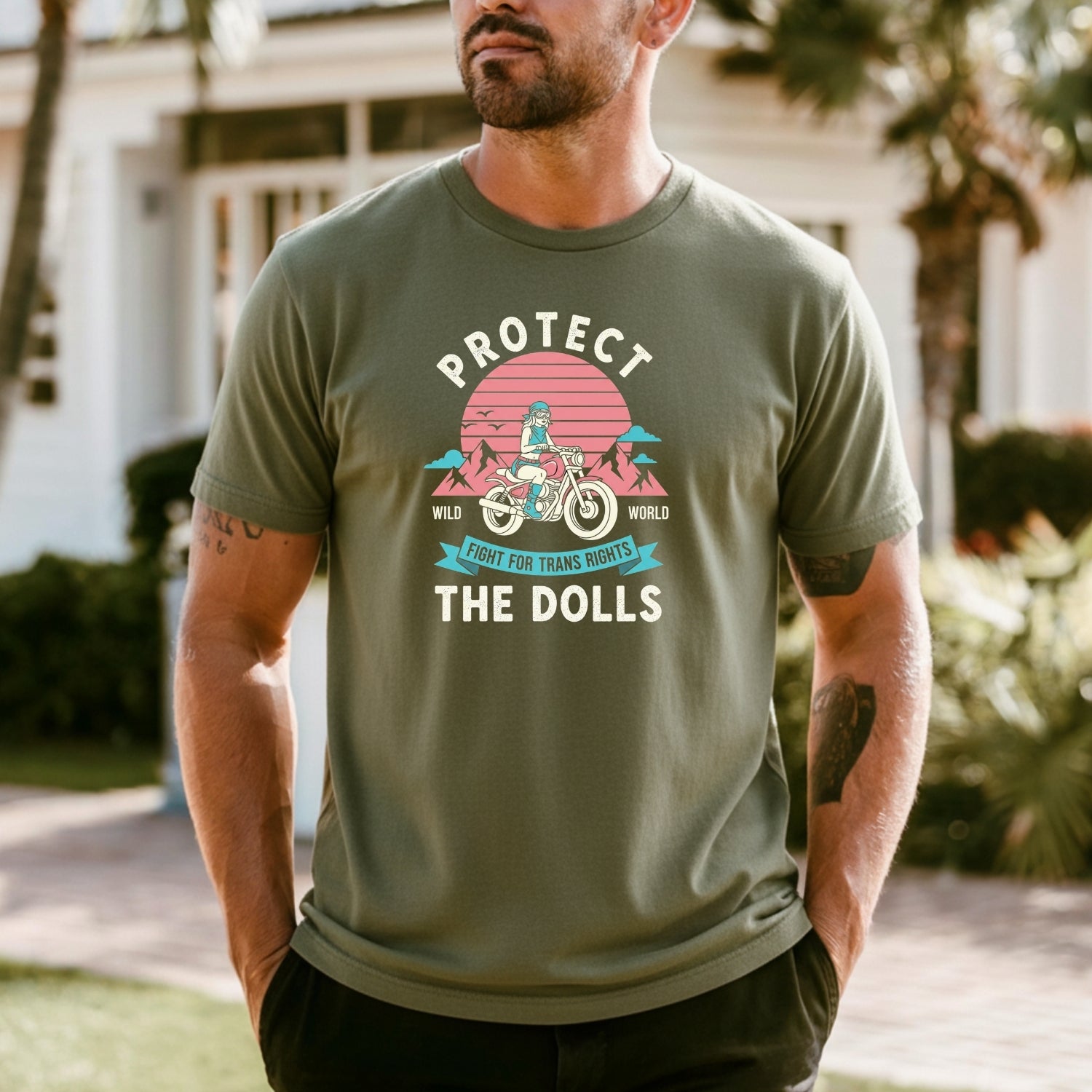 Protect the Dolls T-Shirt - Support Trans Rights Graphic Tee