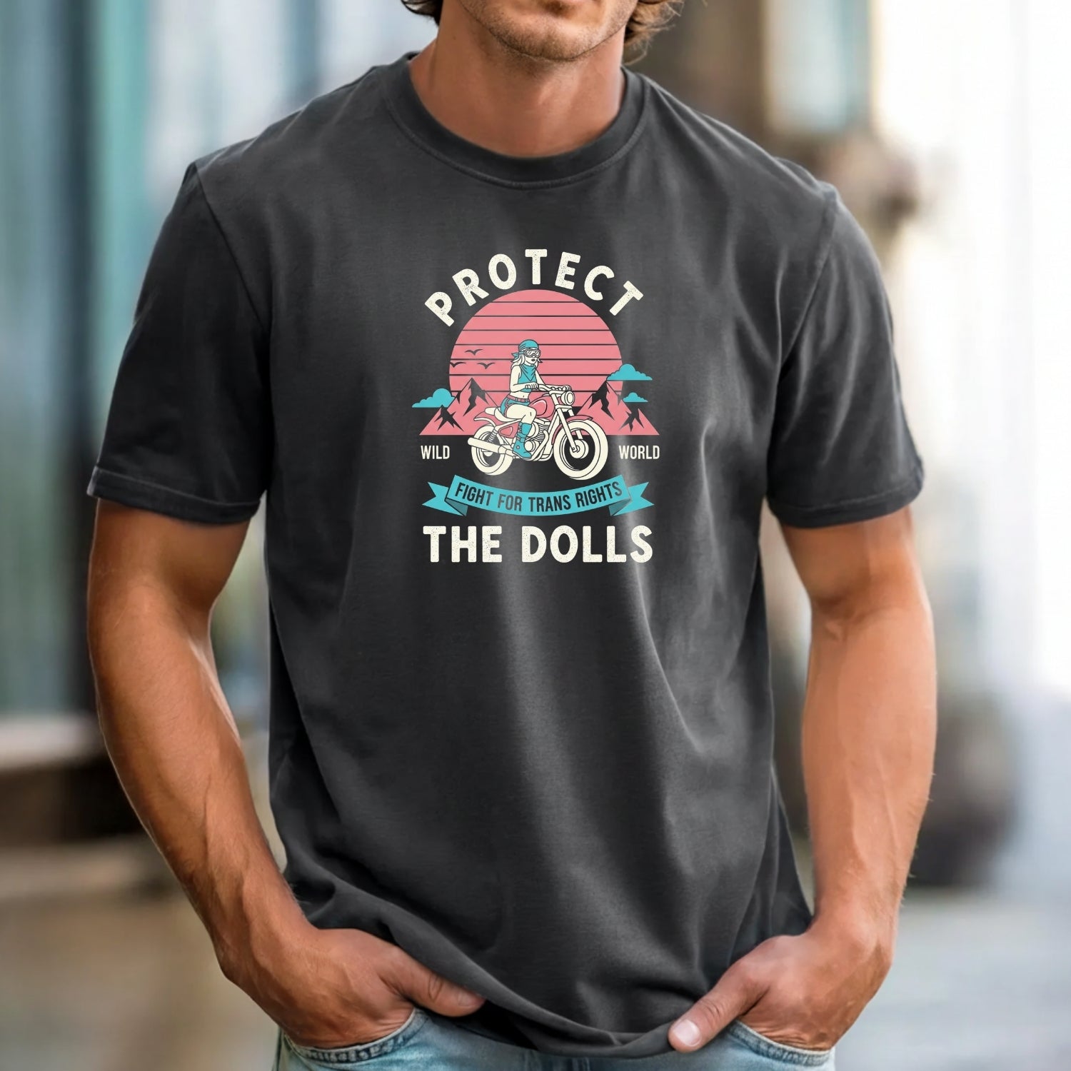 Protect the Dolls T-Shirt - Support Trans Rights Graphic Tee