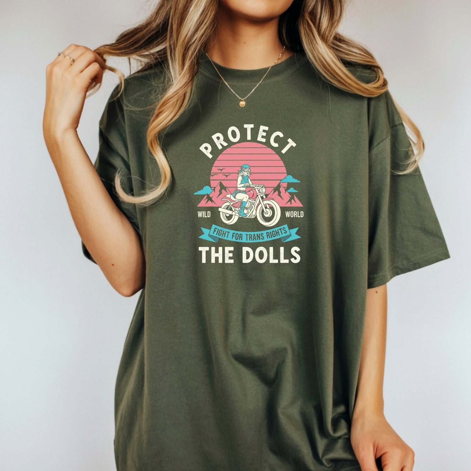 Protect the Dolls T-Shirt - Support Trans Rights Graphic Tee
