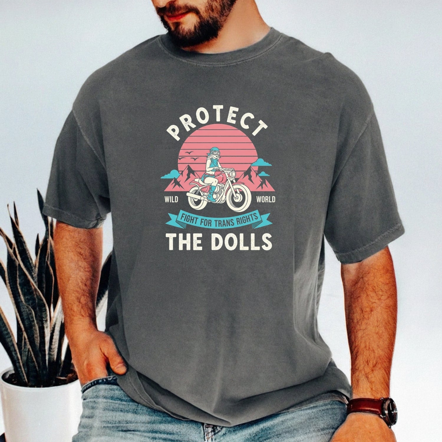 Protect the Dolls T-Shirt - Support Trans Rights Graphic Tee