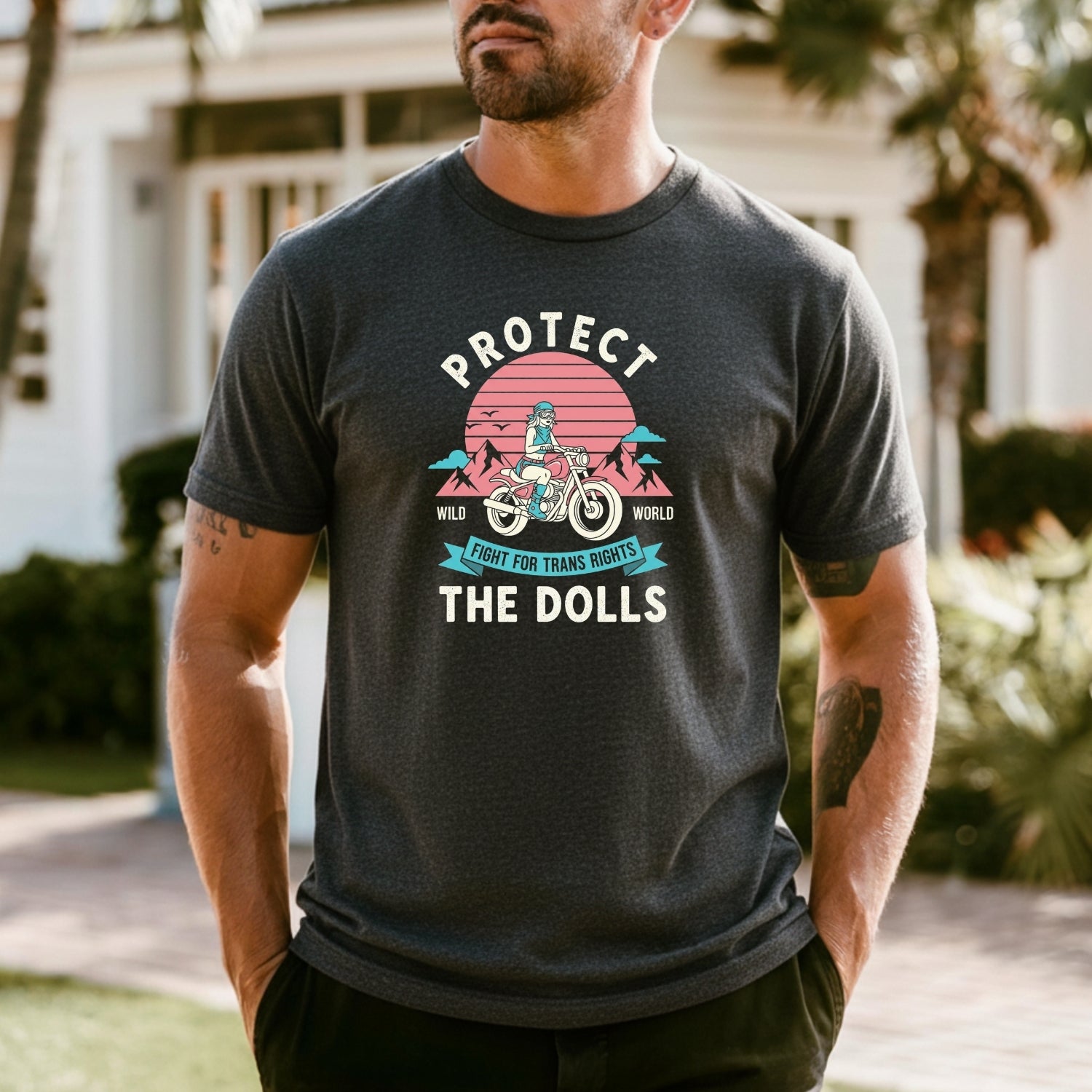 Protect the Dolls T-Shirt - Support Trans Rights Graphic Tee