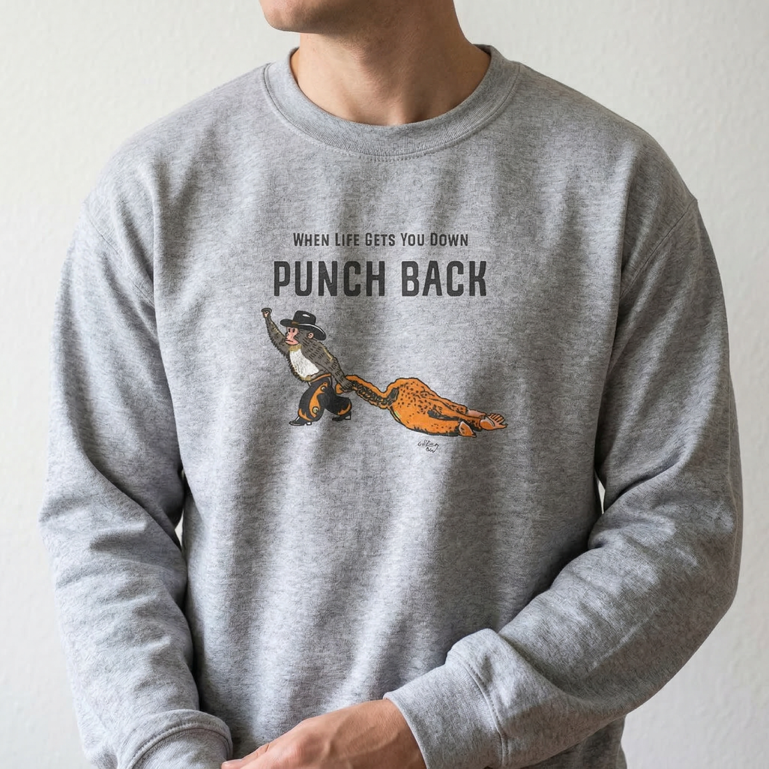 Punch Monkey Cowboy Cowgirl Shirt – Funny Western Animal Graphic Tee