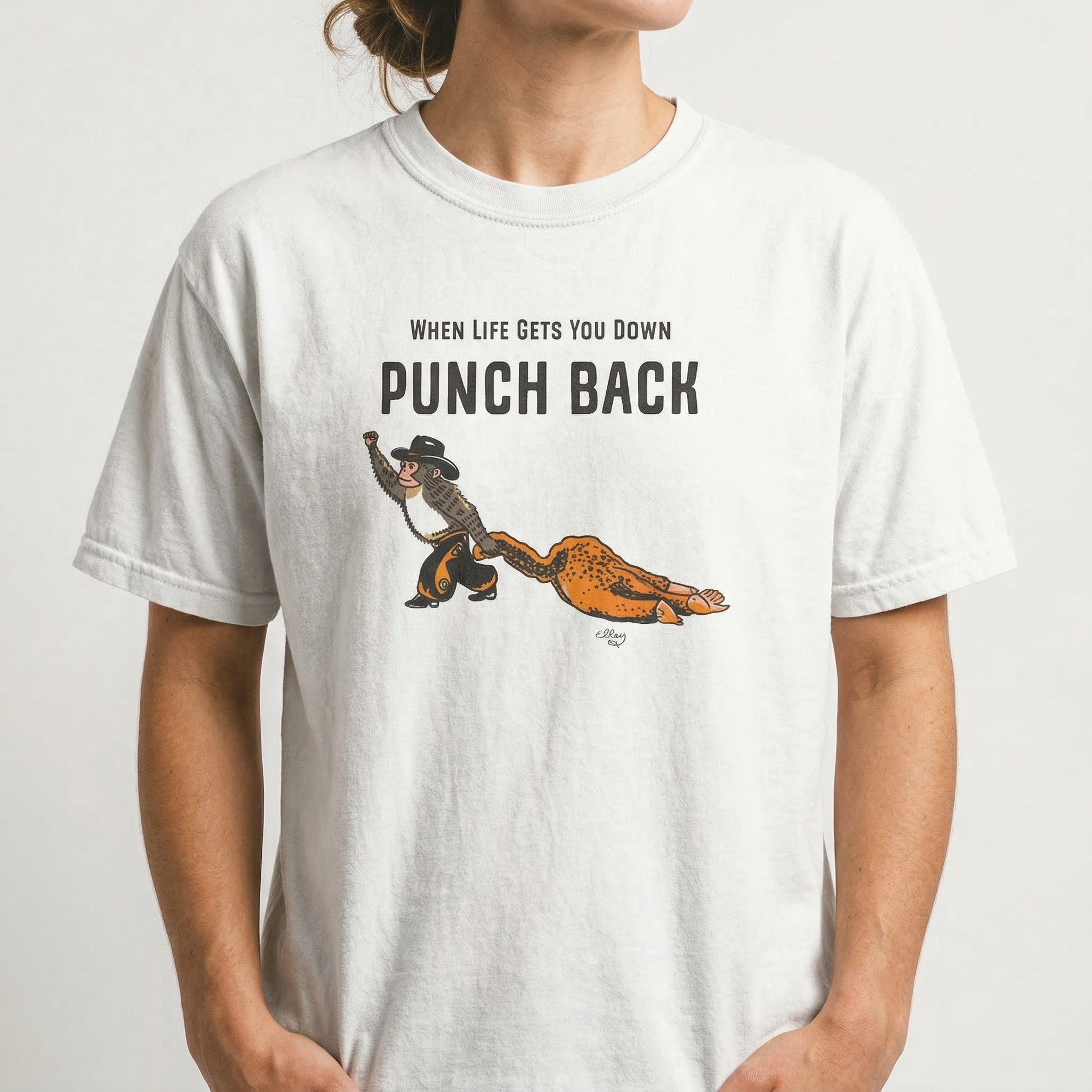 Punch Monkey Cowboy Cowgirl Shirt – Funny Western Animal Graphic Tee