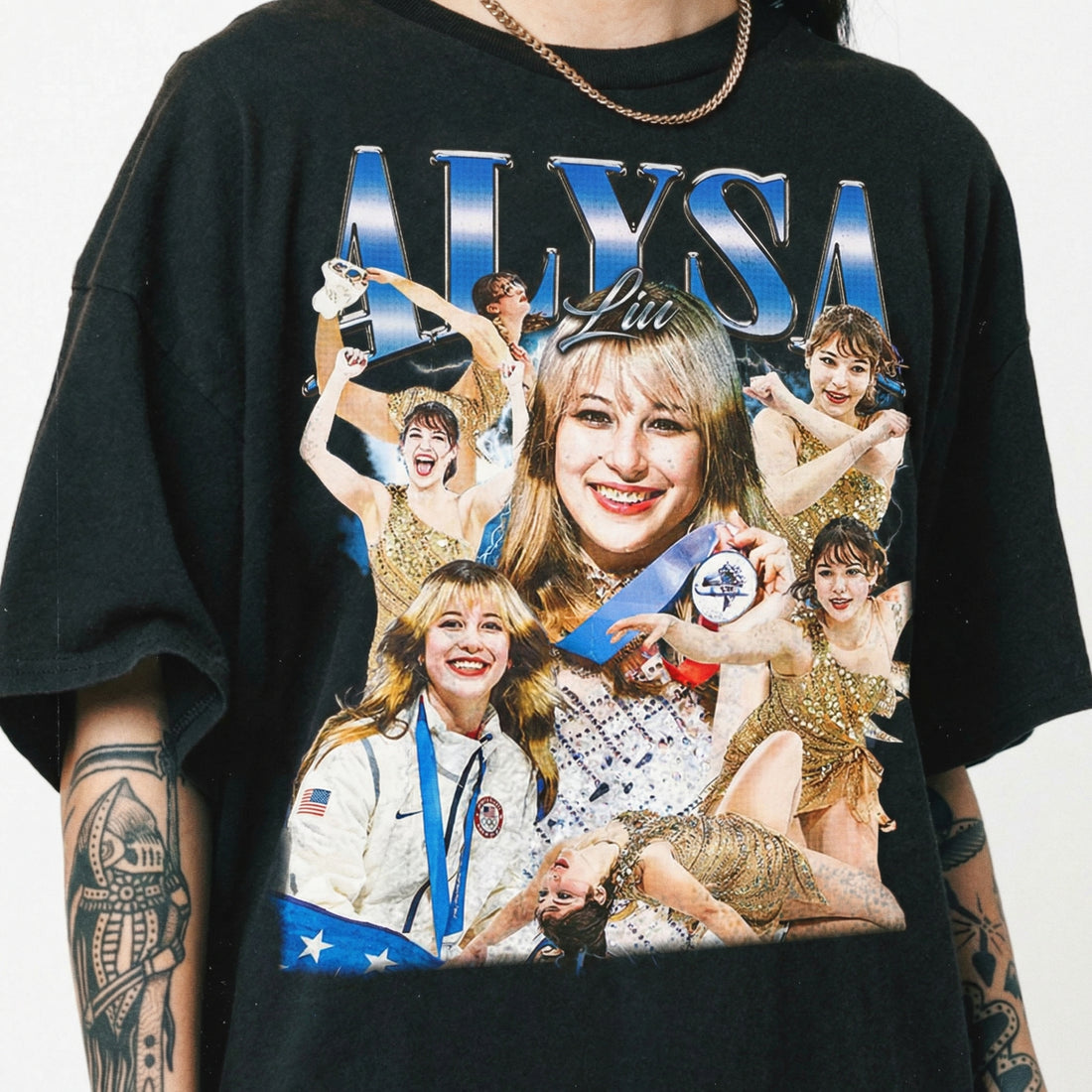Quad Jump Legend Alysa Liu Ice Skating T-Shirt – Figure Skating Graphic Tee – Sports Gift