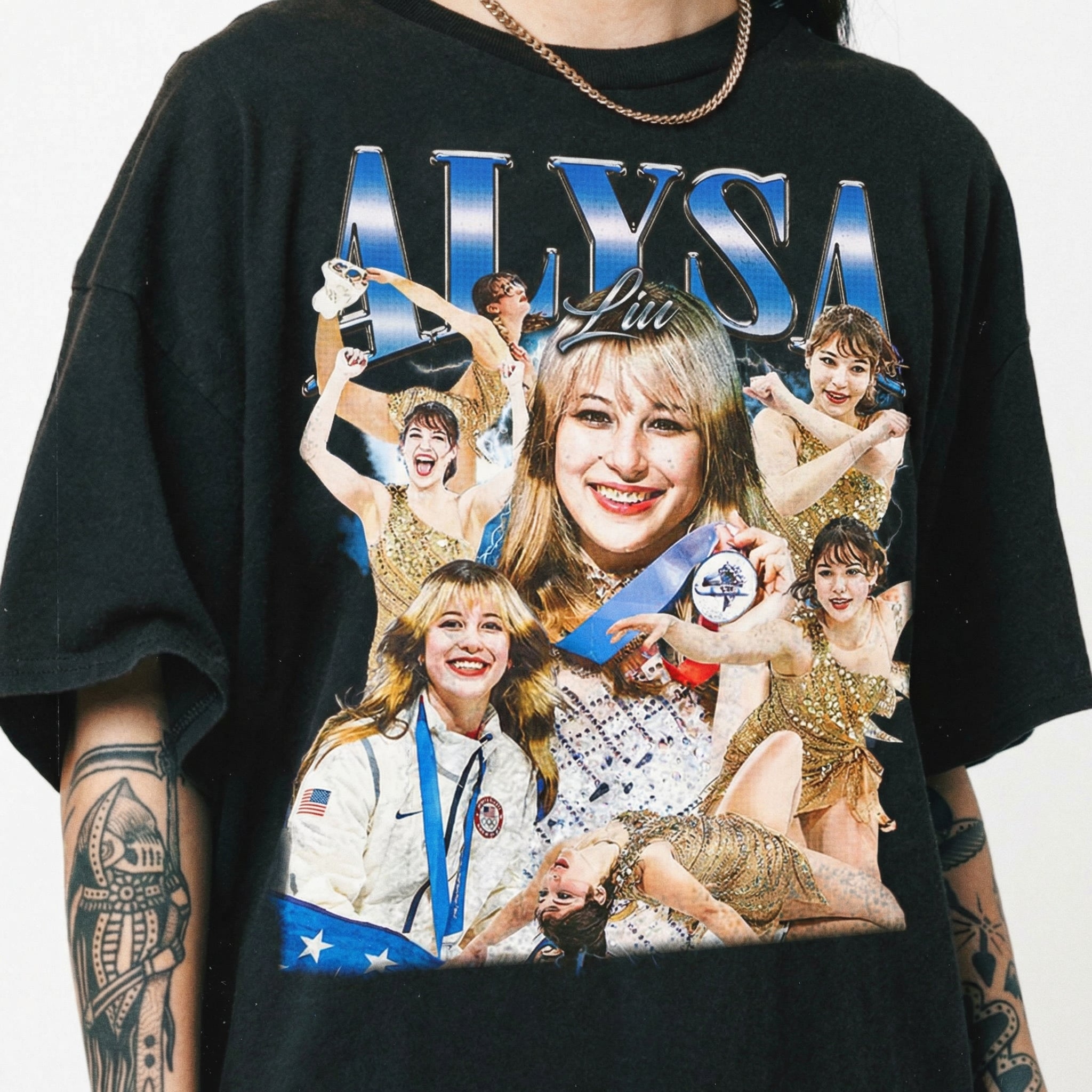 Quad Jump Legend Alysa Liu Ice Skating T-Shirt – Figure Skating Graphic Tee – Sports Gift