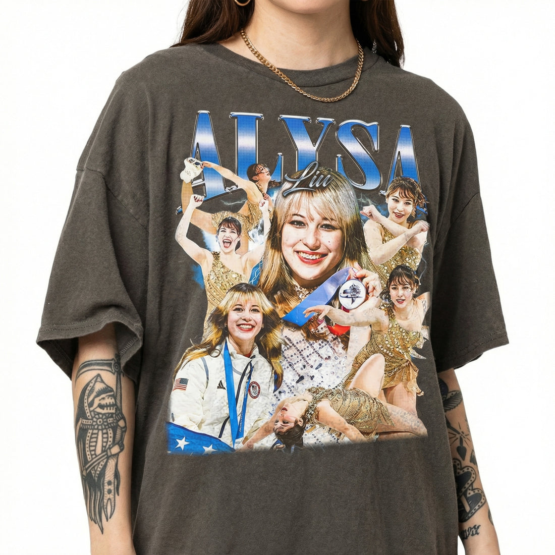 Quad Jump Legend Alysa Liu Ice Skating T-Shirt – Figure Skating Graphic Tee – Sports Gift