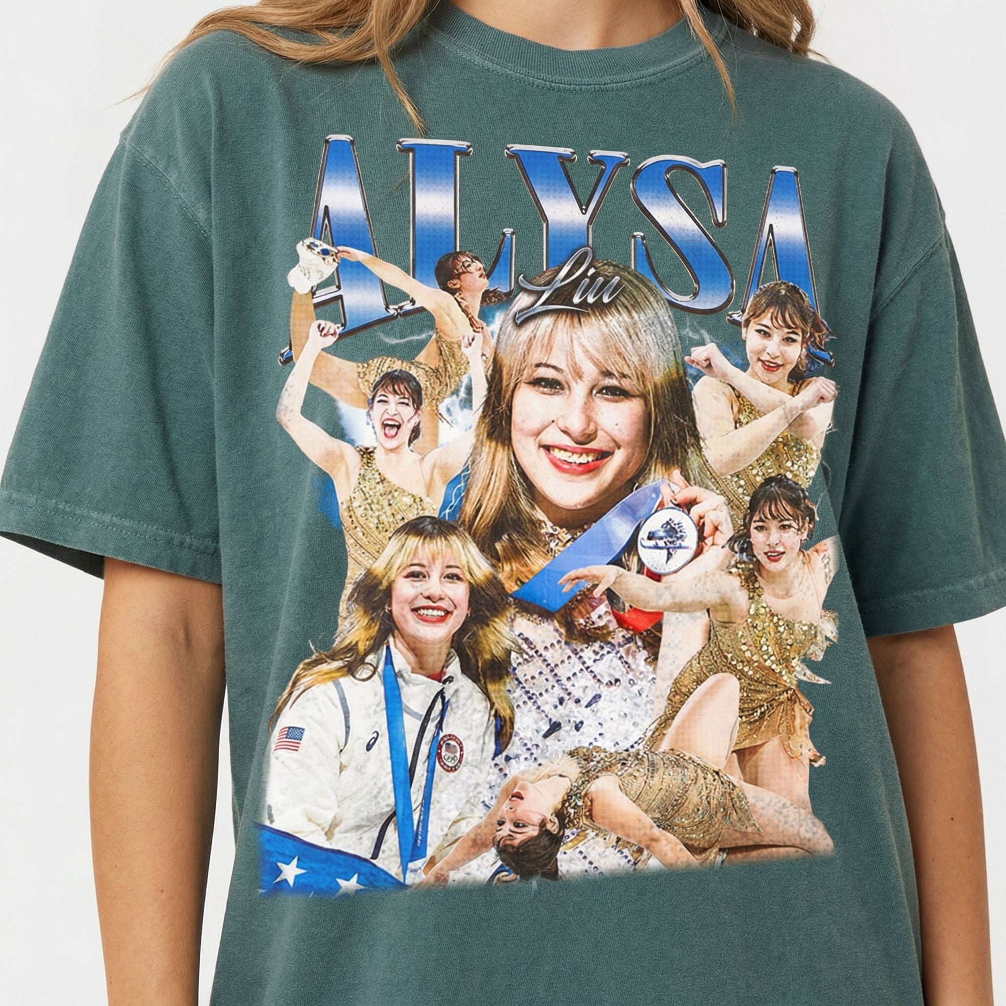 Quad Jump Legend Alysa Liu Ice Skating T-Shirt – Figure Skating Graphic Tee – Sports Gift