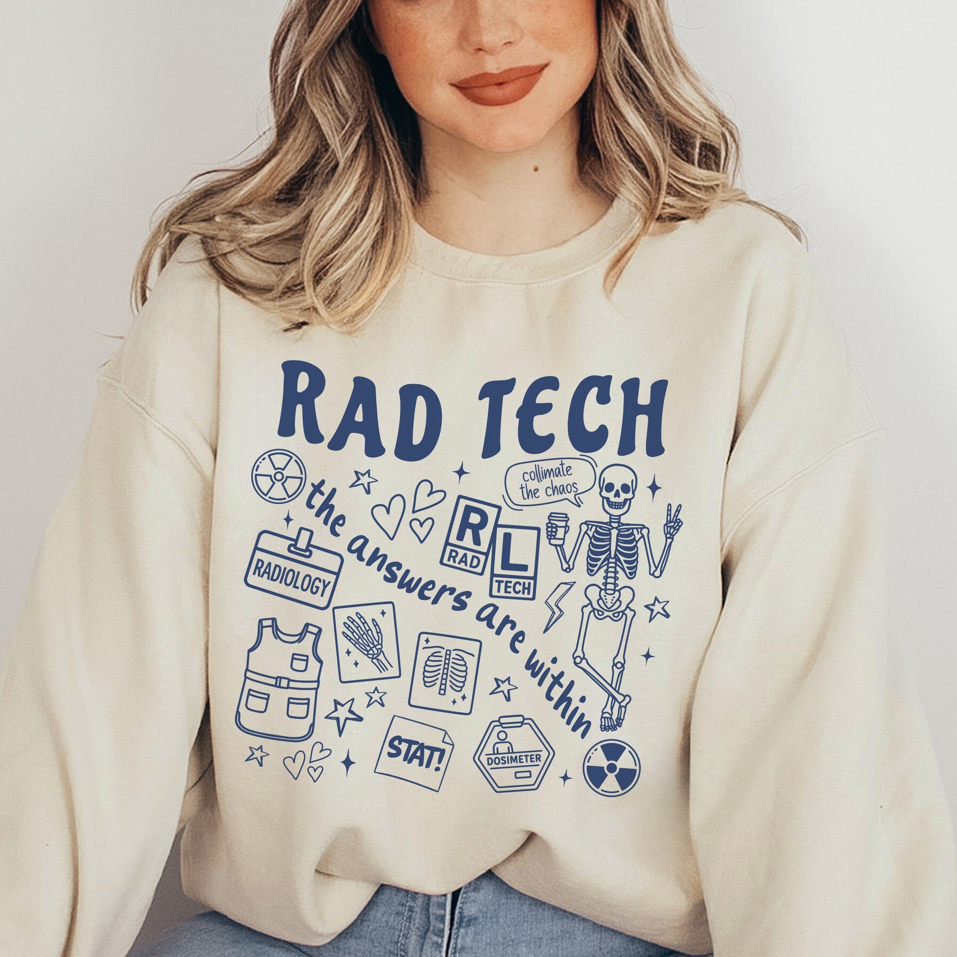 Radiologic Tech Sweatshirt – RAD Tech Week Gift, X-Ray Technologist Crewneck Shirt