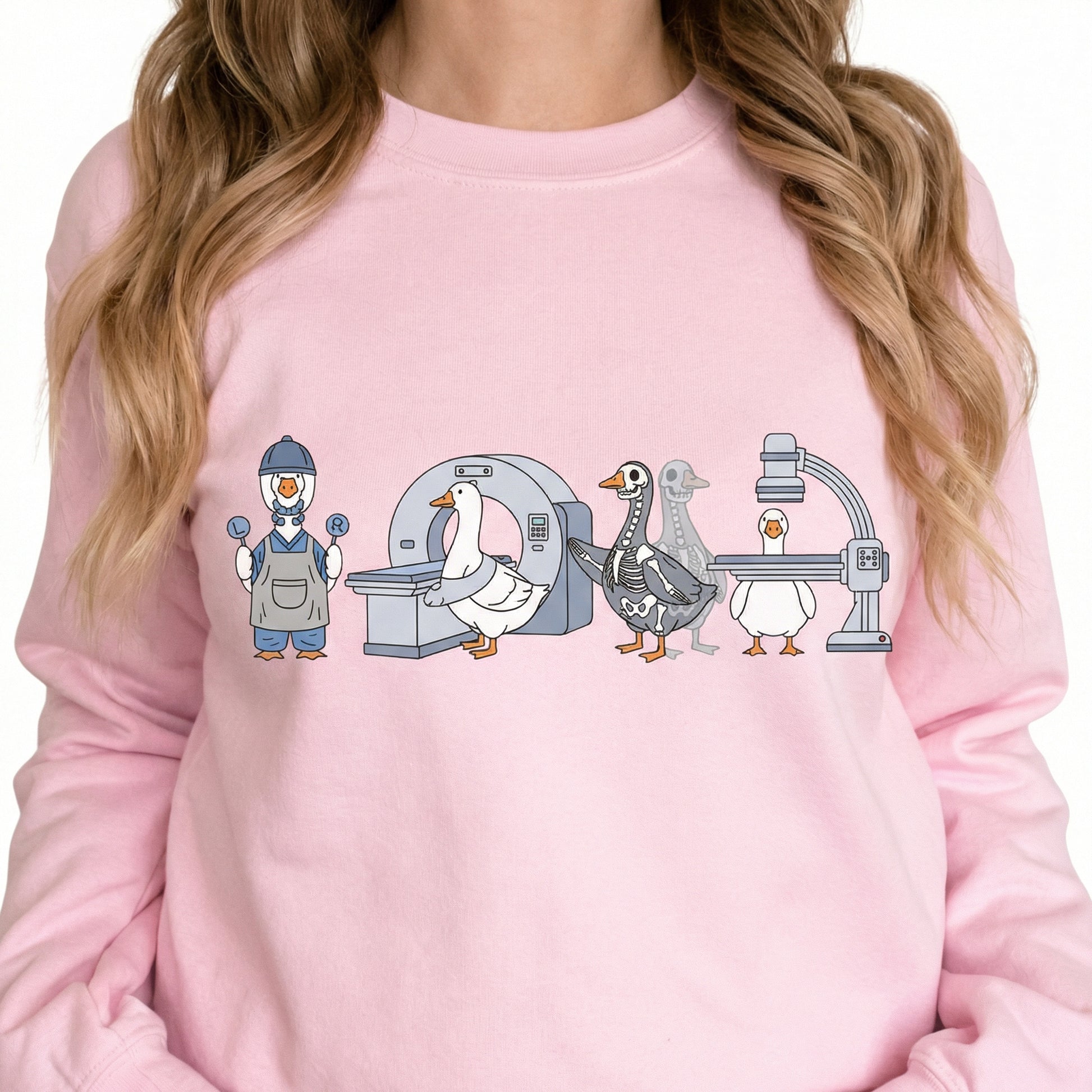 Radiologic Technologist Goose Shirt – Funny X-Ray Tech Graphic T-Shirt – Medical Humor Tee