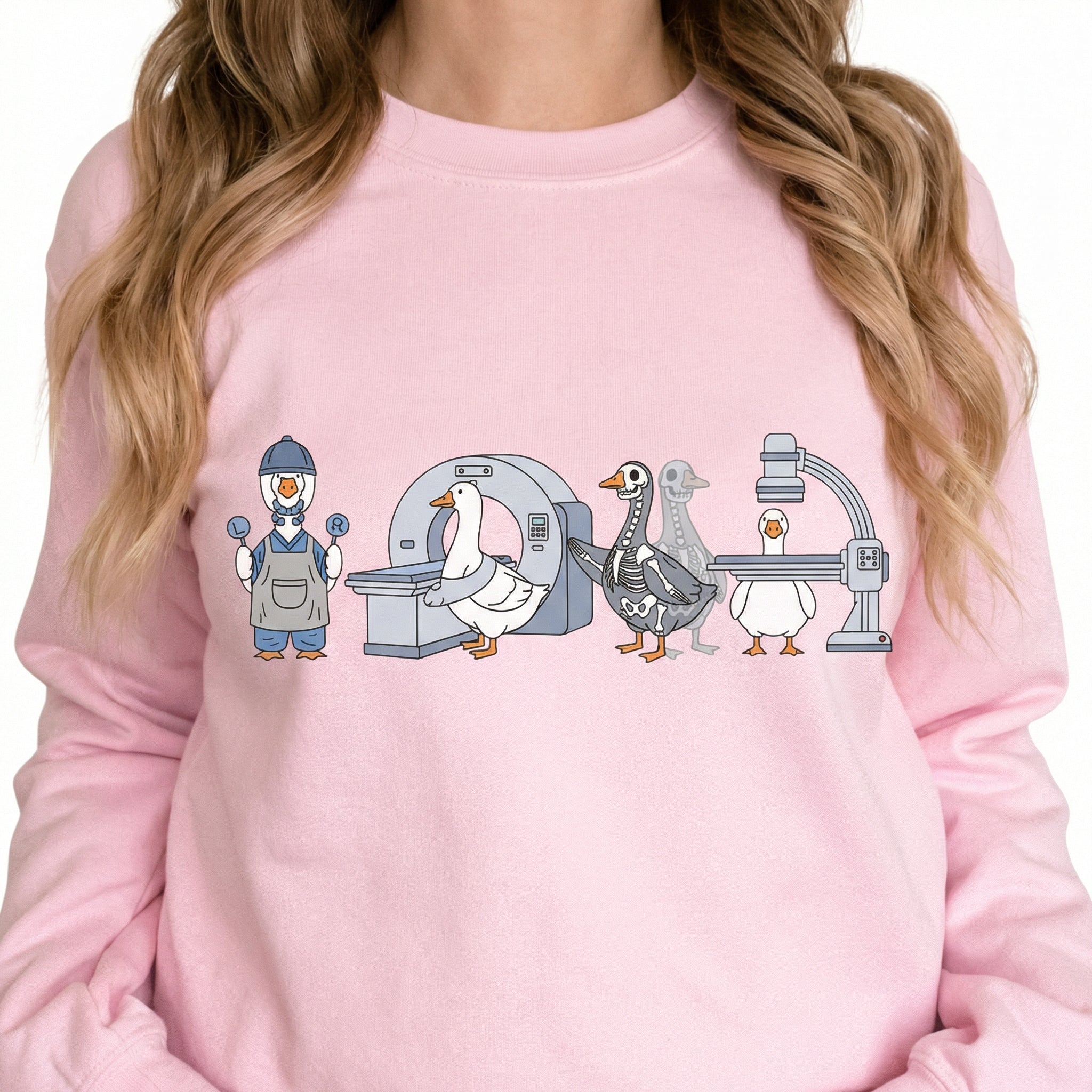 Radiologic Technologist Goose Shirt – Funny X-Ray Tech Graphic T-Shirt – Medical Humor Tee