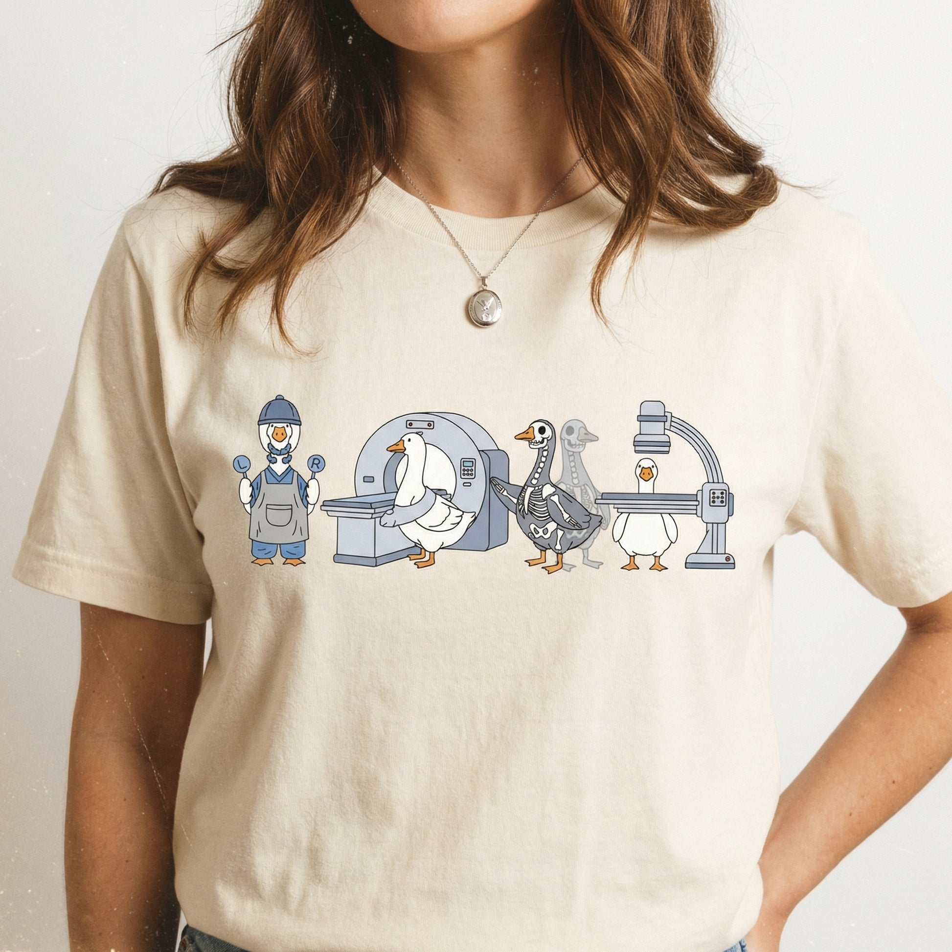 Radiologic Technologist Goose Shirt – Funny X-Ray Tech Graphic T-Shirt – Medical Humor Tee