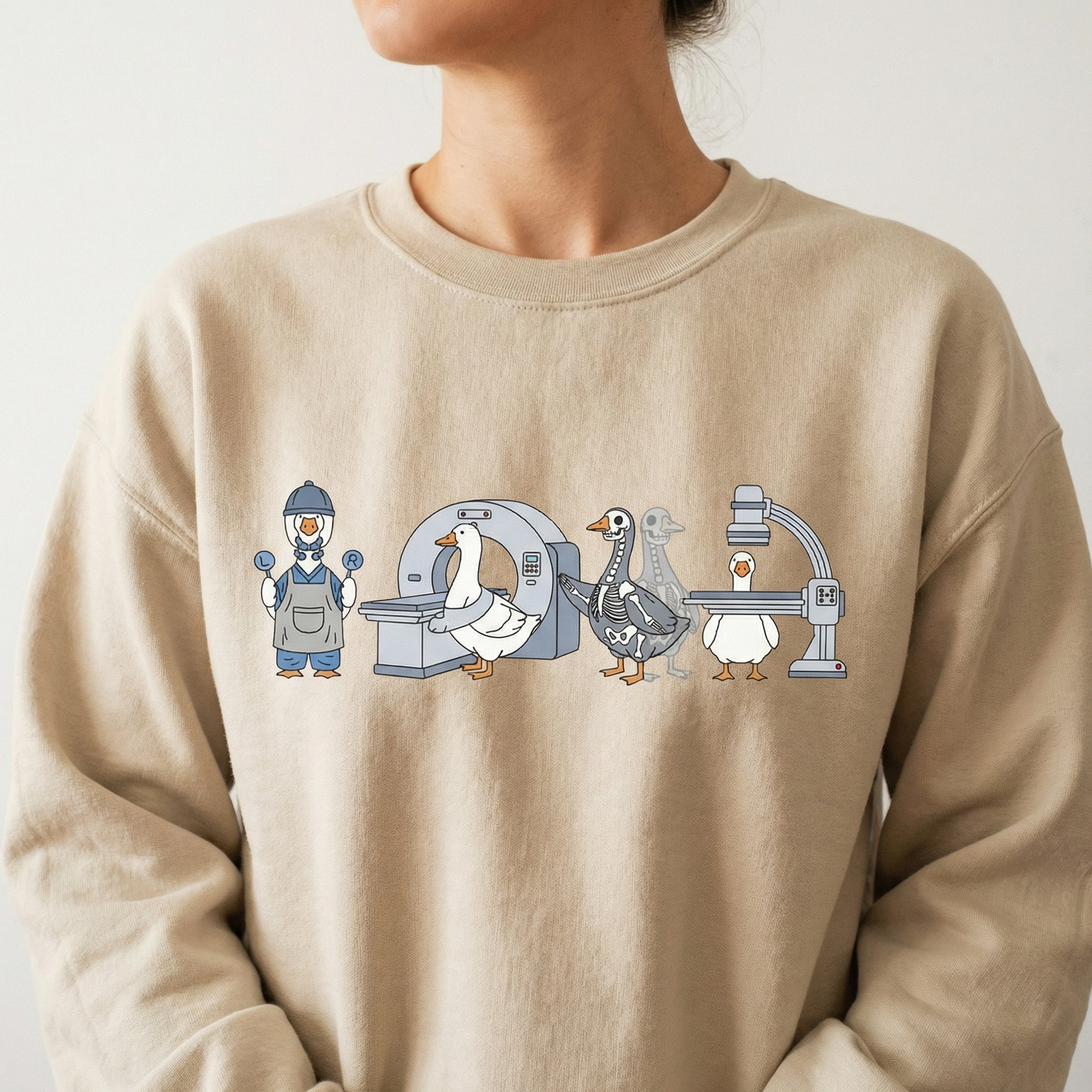 Radiologic Technologist Goose Shirt – Funny X-Ray Tech Graphic T-Shirt – Medical Humor Tee