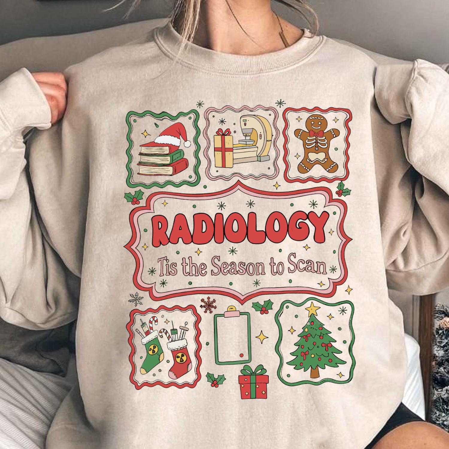 Radiology Christmas Shirt – X-Ray Christmas Tee for Radiology Techs & Nurses