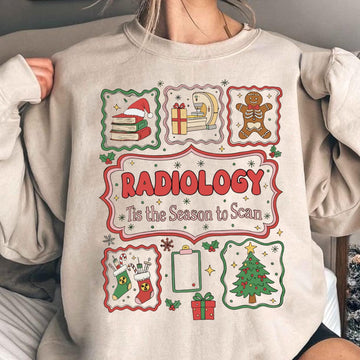 Radiology Christmas Shirt – X-Ray Christmas Tee for Radiology Techs & Nurses