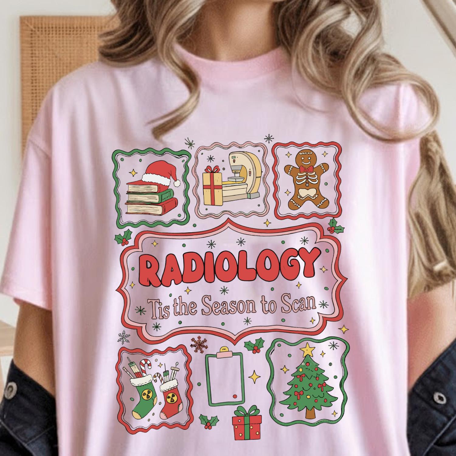 Radiology Christmas Shirt – X-Ray Christmas Tee for Radiology Techs & Nurses