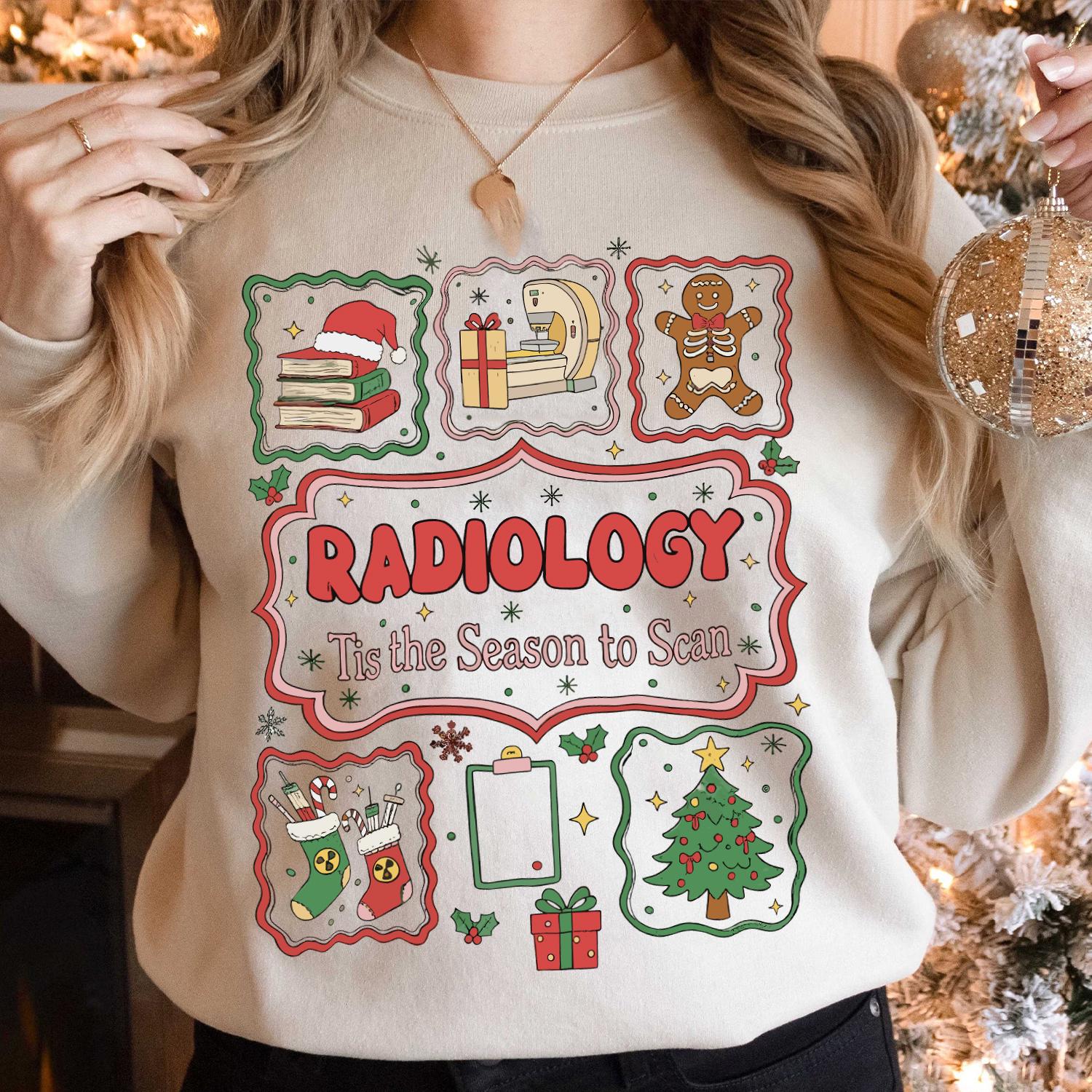 Radiology Christmas Shirt – X-Ray Christmas Tee for Radiology Techs & Nurses
