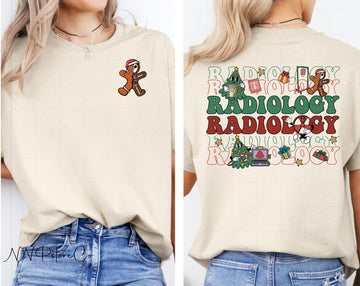 Radiology Christmas Shirt or Sweatshirt – X-Ray Tech Christmas Tee, RAD Tech Holiday Gift