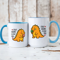 Rawr Love Matching Mugs For Couples