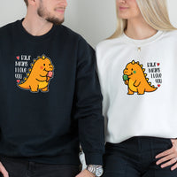 Rawr Love Matching Hoodies For Couples