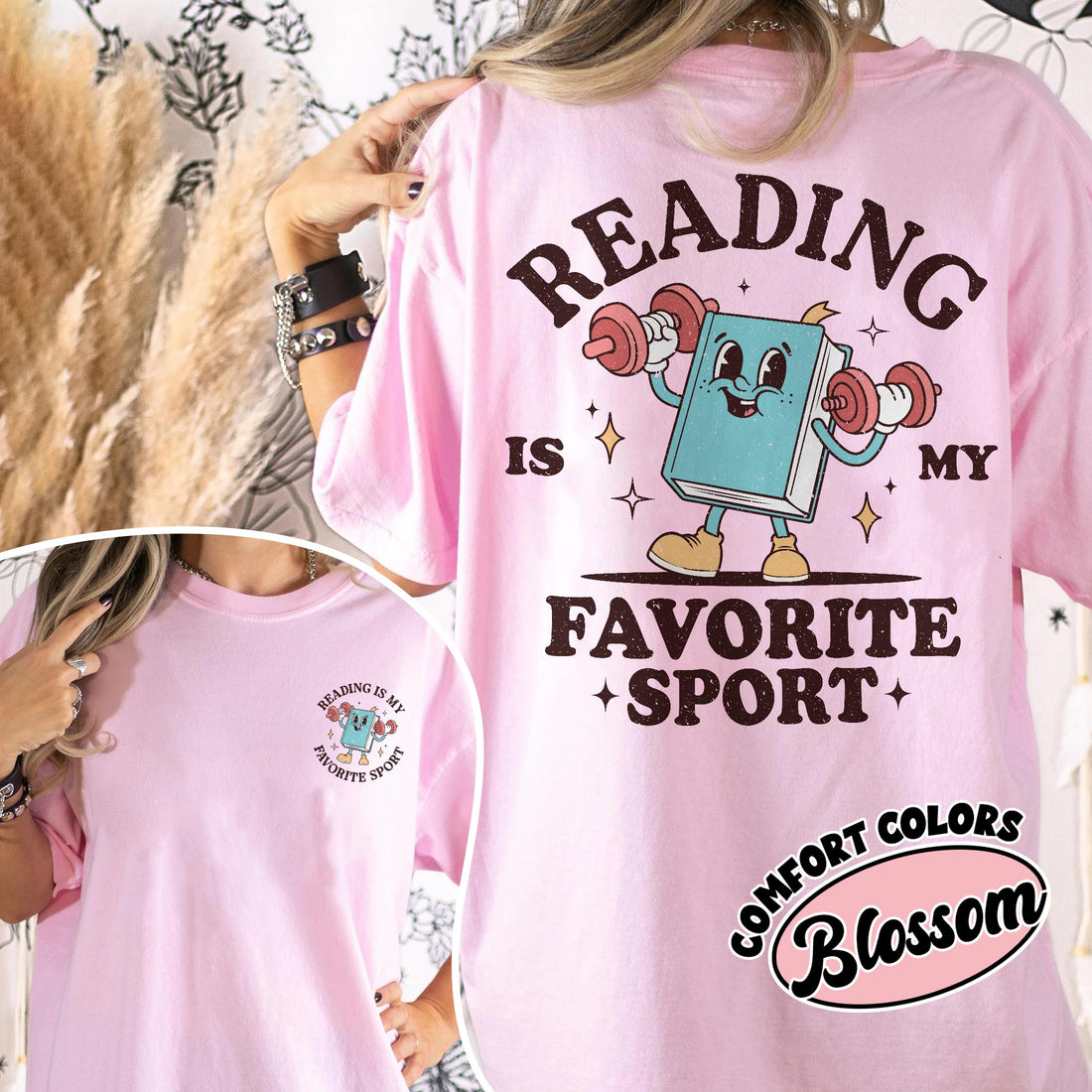 Reading Is My Favorite Sport Shirt – Funny Bookish Gym Tee for Book Lovers