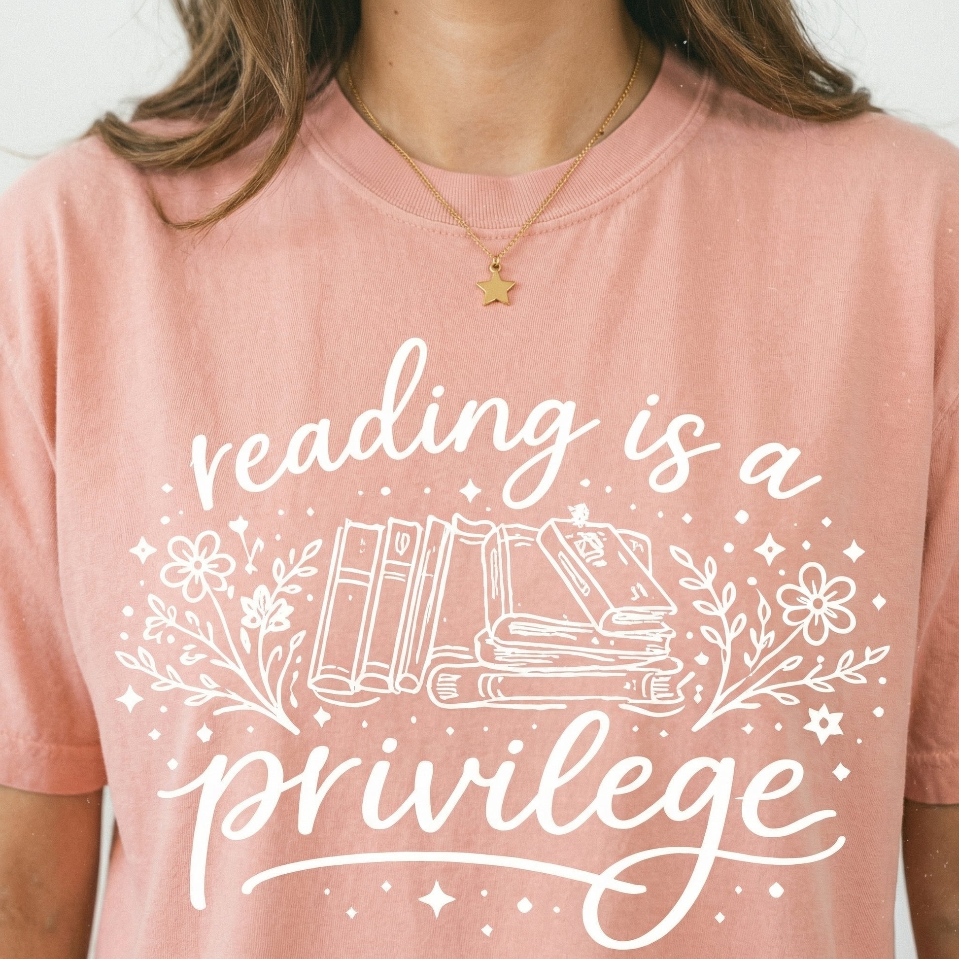 Reading Is a Privilege Graphic T-Shirt - Book Humor Tee Book Lover Gift