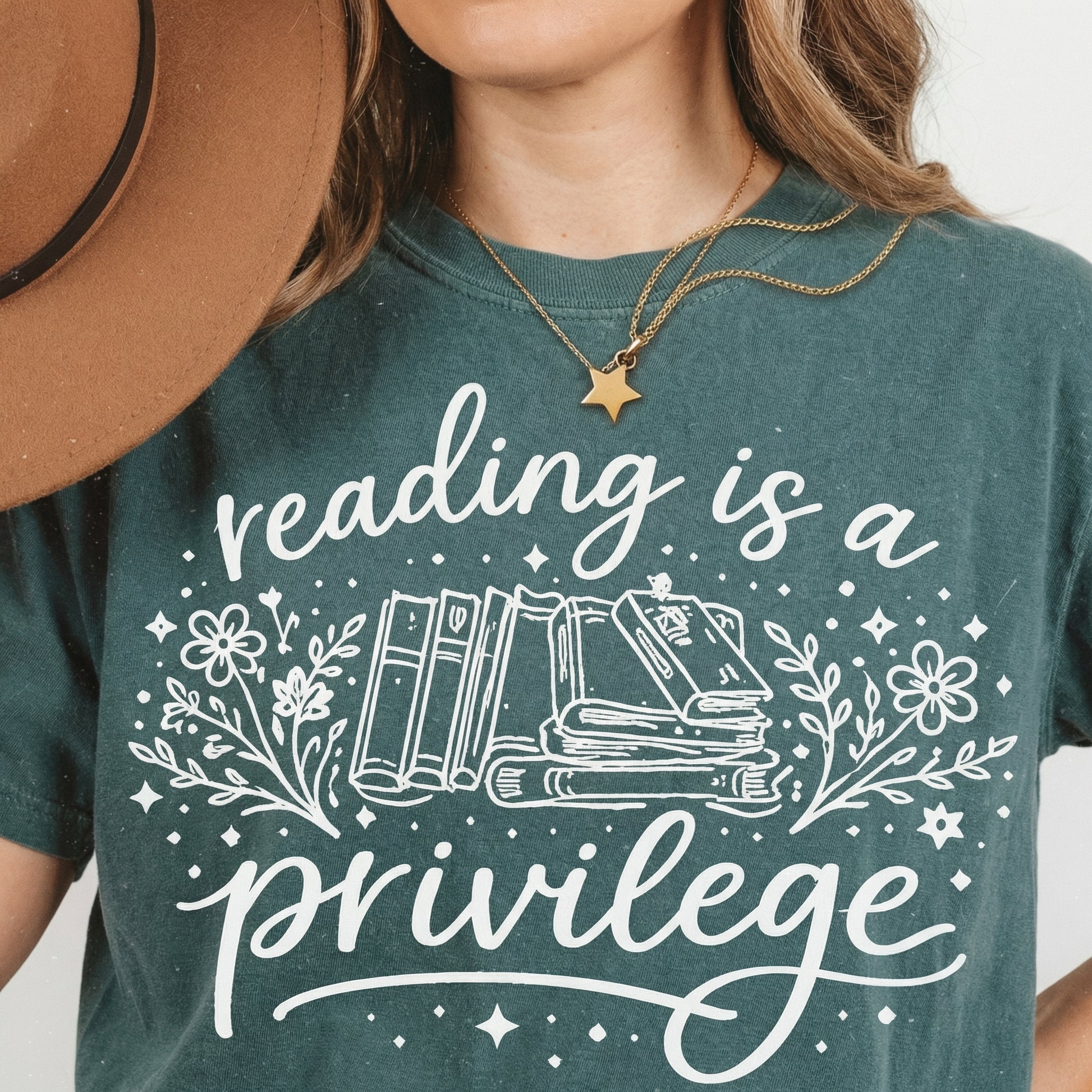 Reading Is a Privilege Graphic T-Shirt - Book Humor Tee Book Lover Gift