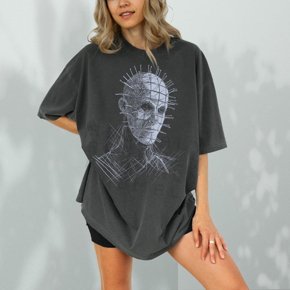 Retro 80s Horror Graphic Tee – Hell Movie Inspired T-Shirt