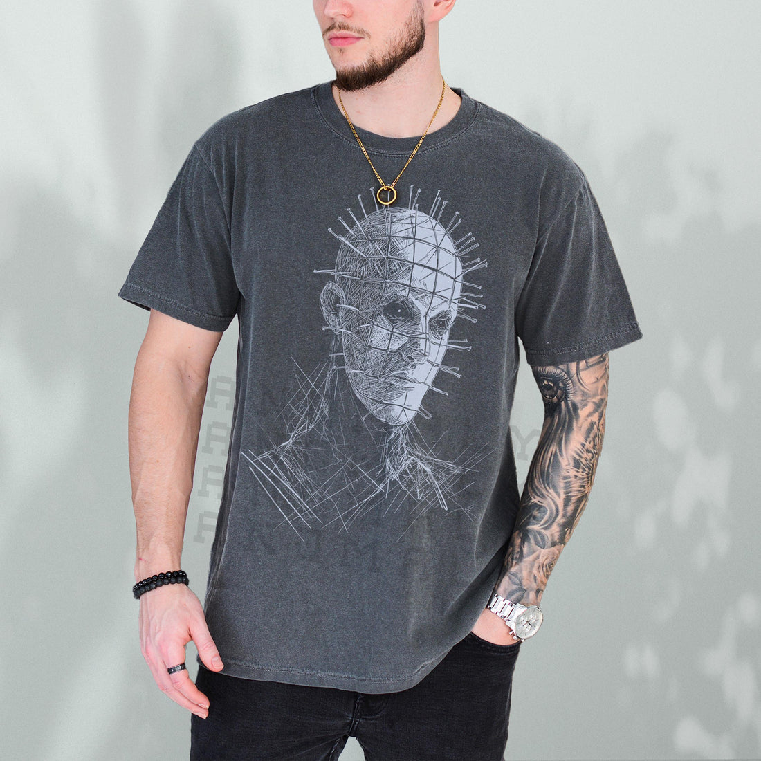 Retro 80s Horror Graphic Tee – Hell Movie Inspired T-Shirt