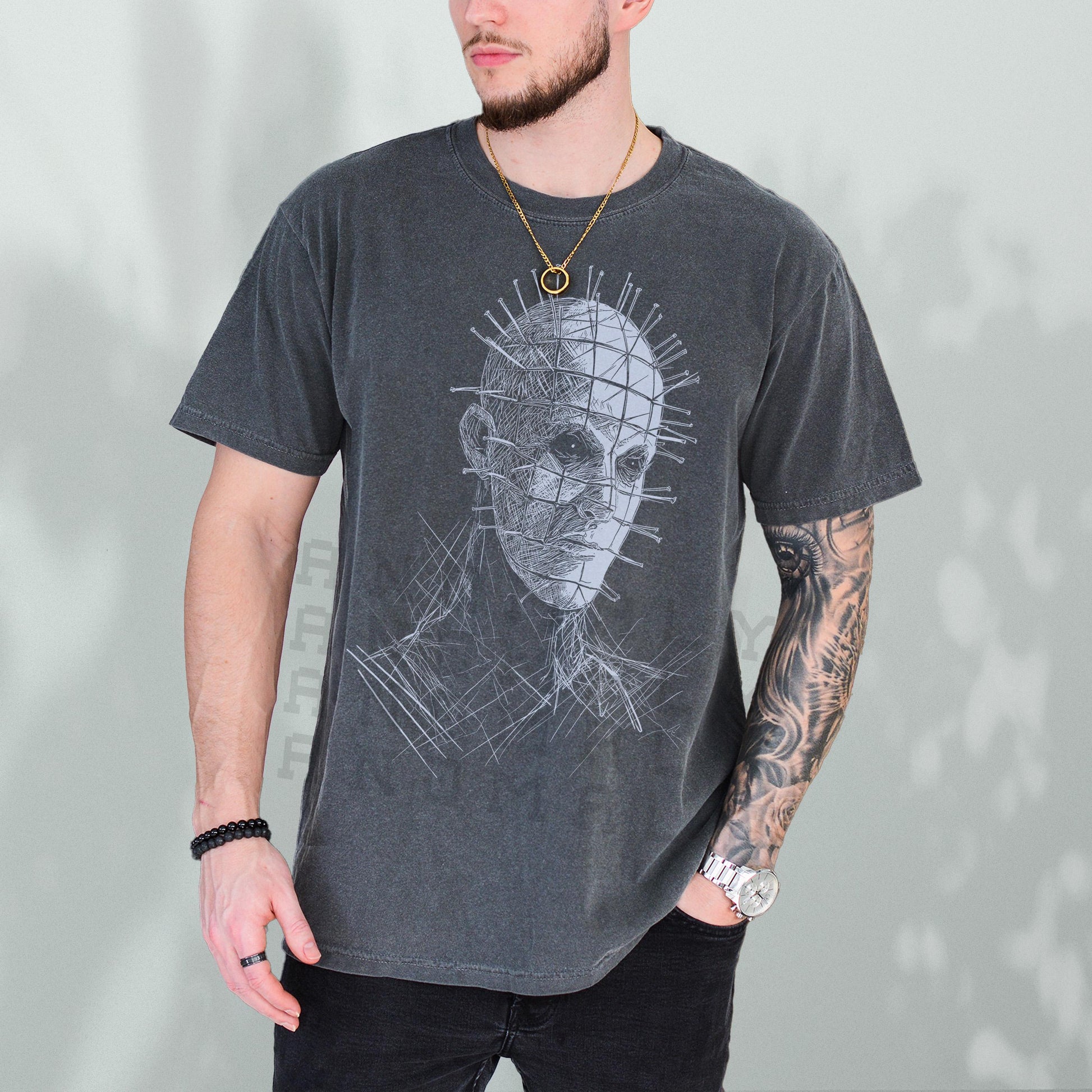 Retro 80s Horror Graphic Tee – Hell Movie Inspired T-Shirt