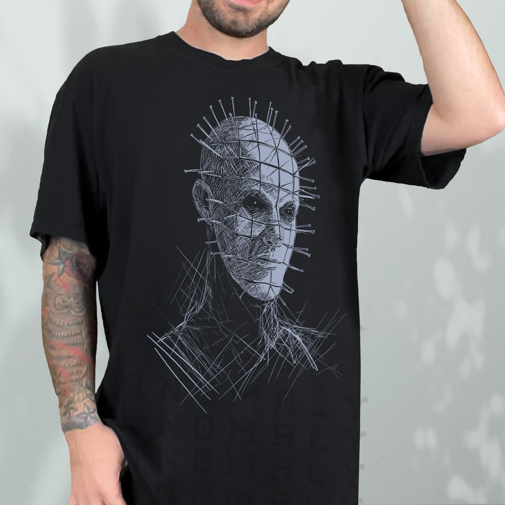 Retro 80s Horror Graphic Tee – Hell Movie Inspired T-Shirt