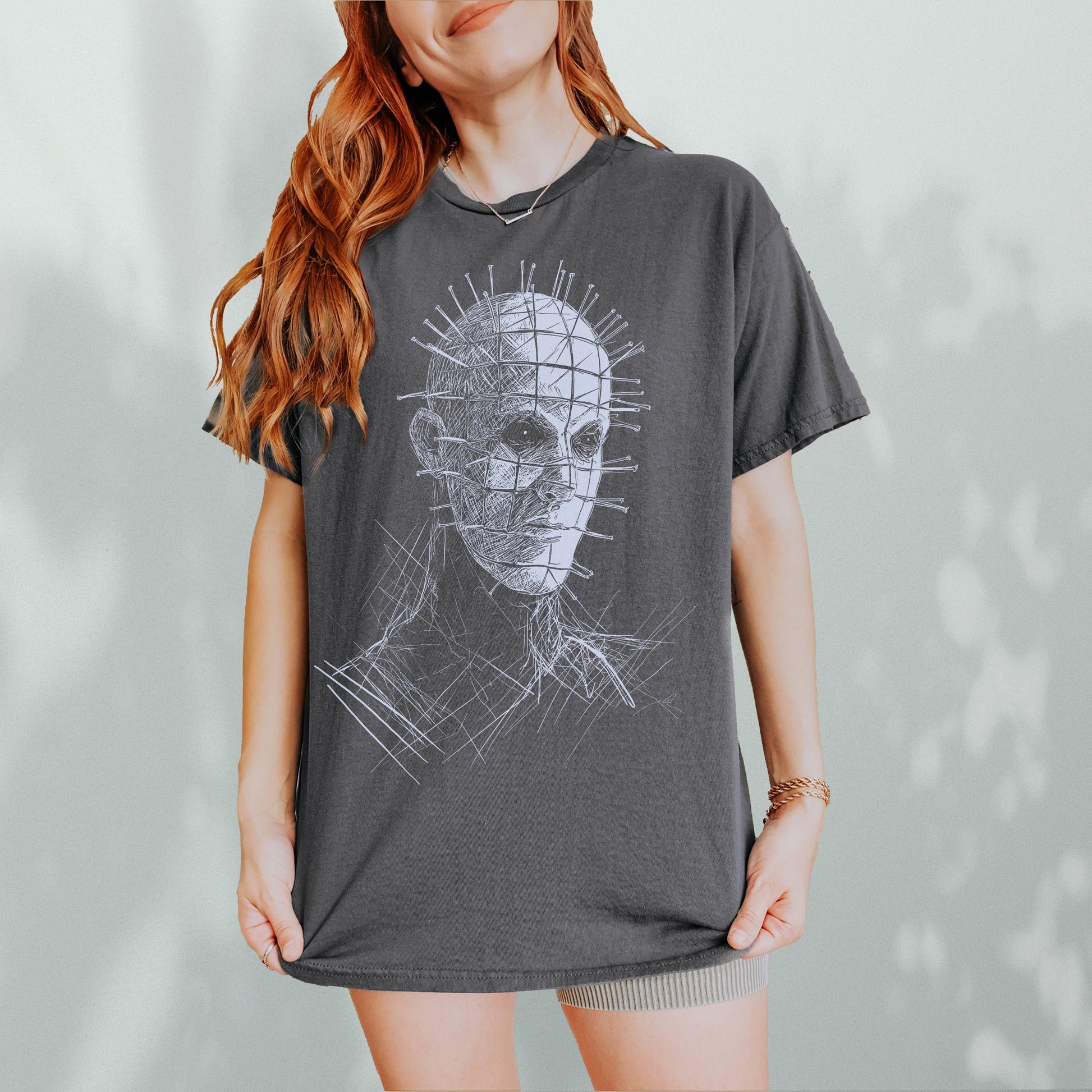 Retro 80s Horror Graphic Tee – Hell Movie Inspired T-Shirt