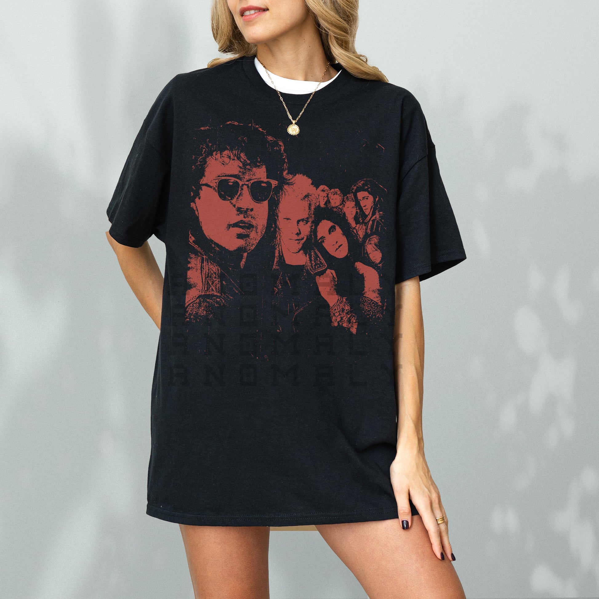 80s Vampire Horror T-Shirt – Retro Lost Style Graphic Tee, Gift for Sci-Fi Lovers