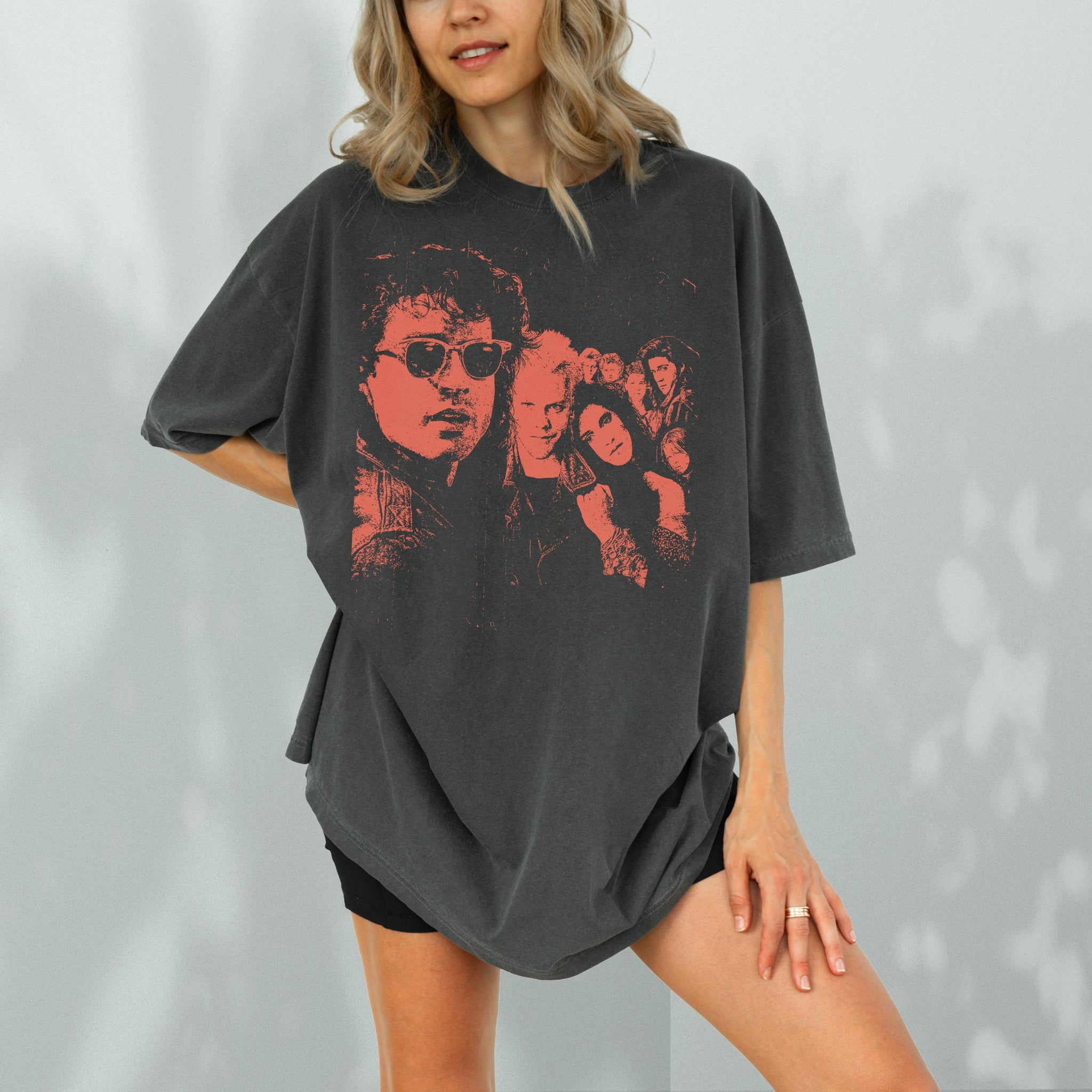 80s Vampire Horror T-Shirt – Retro Lost Style Graphic Tee, Gift for Sci-Fi Lovers