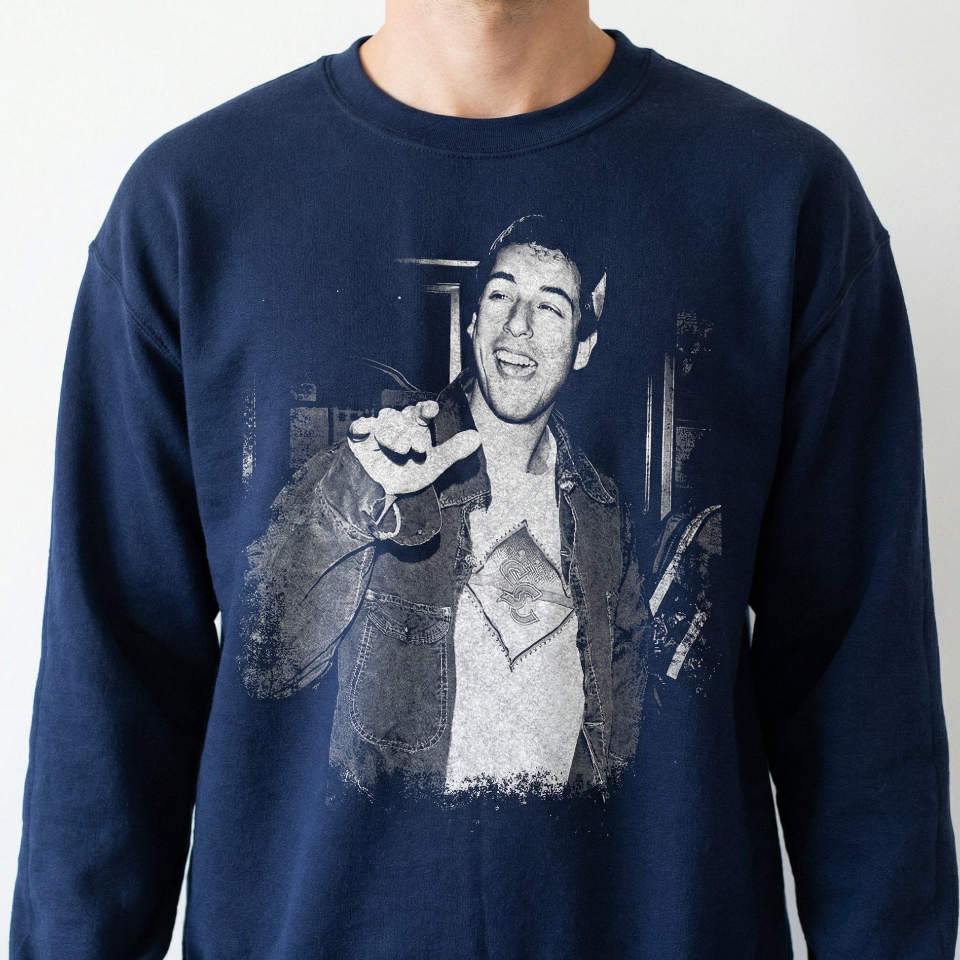 Retro 90s Sandler Comedy Movie Inspired Graphic T-Shirt – Vintage Funny Actor Fan Tee