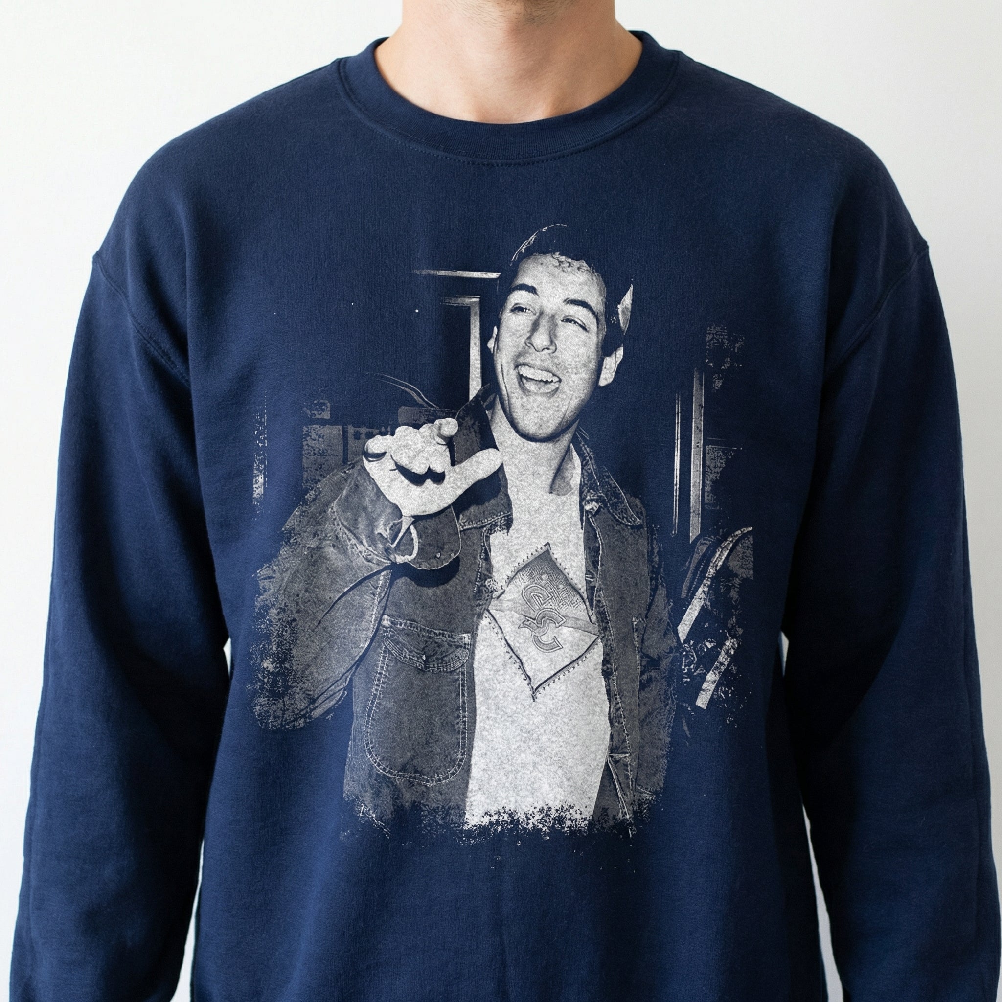 Retro 90s Sandler Comedy Movie Inspired Graphic T-Shirt – Vintage Funny Actor Fan Tee