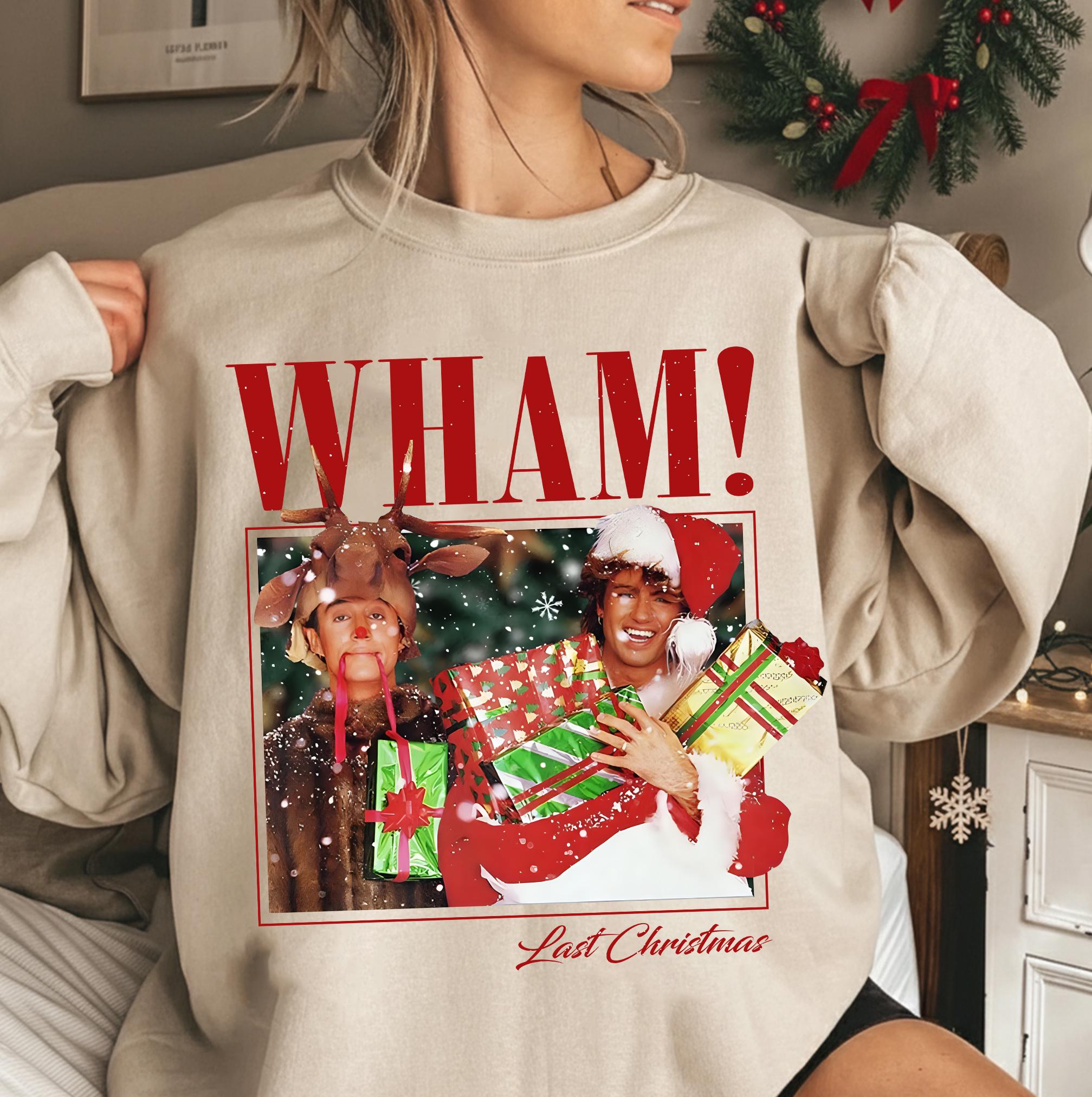 Retro 90s Wham Last Christmas Sweatshirt – Vintage Music-Inspired Holiday Pullover