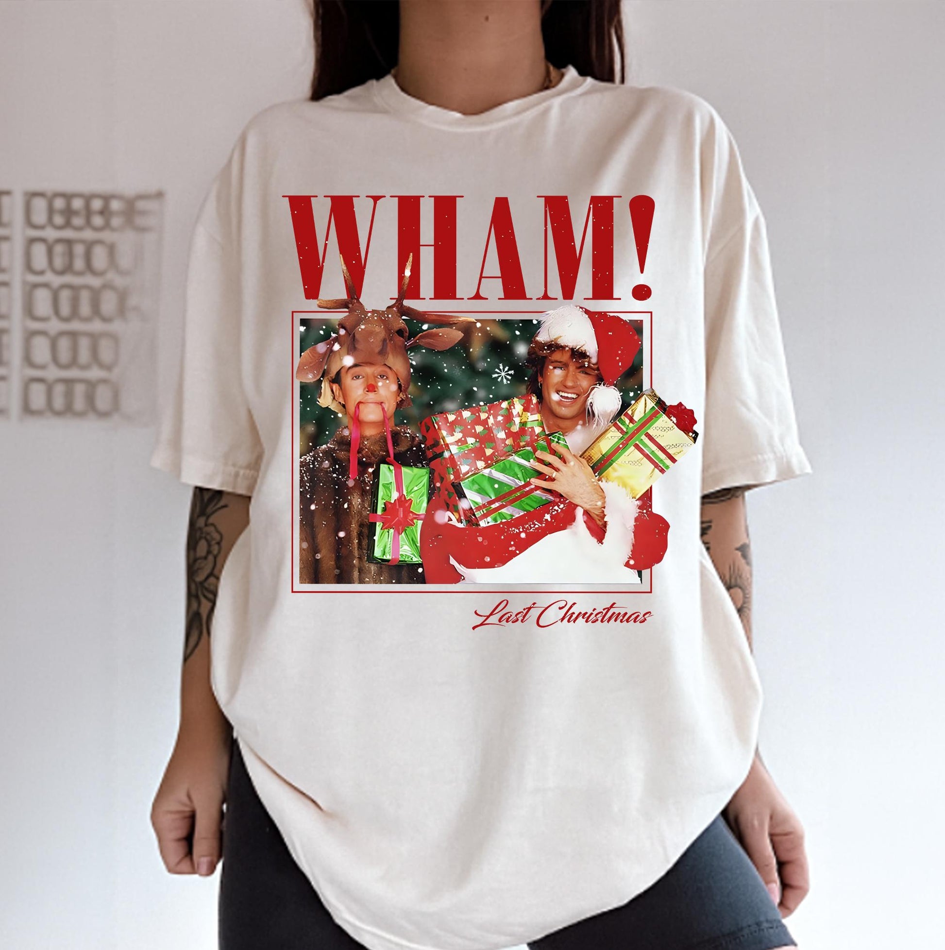 Last Christmas Sweatshirt – Retro 90s Wham Inspired Holiday Music Tee