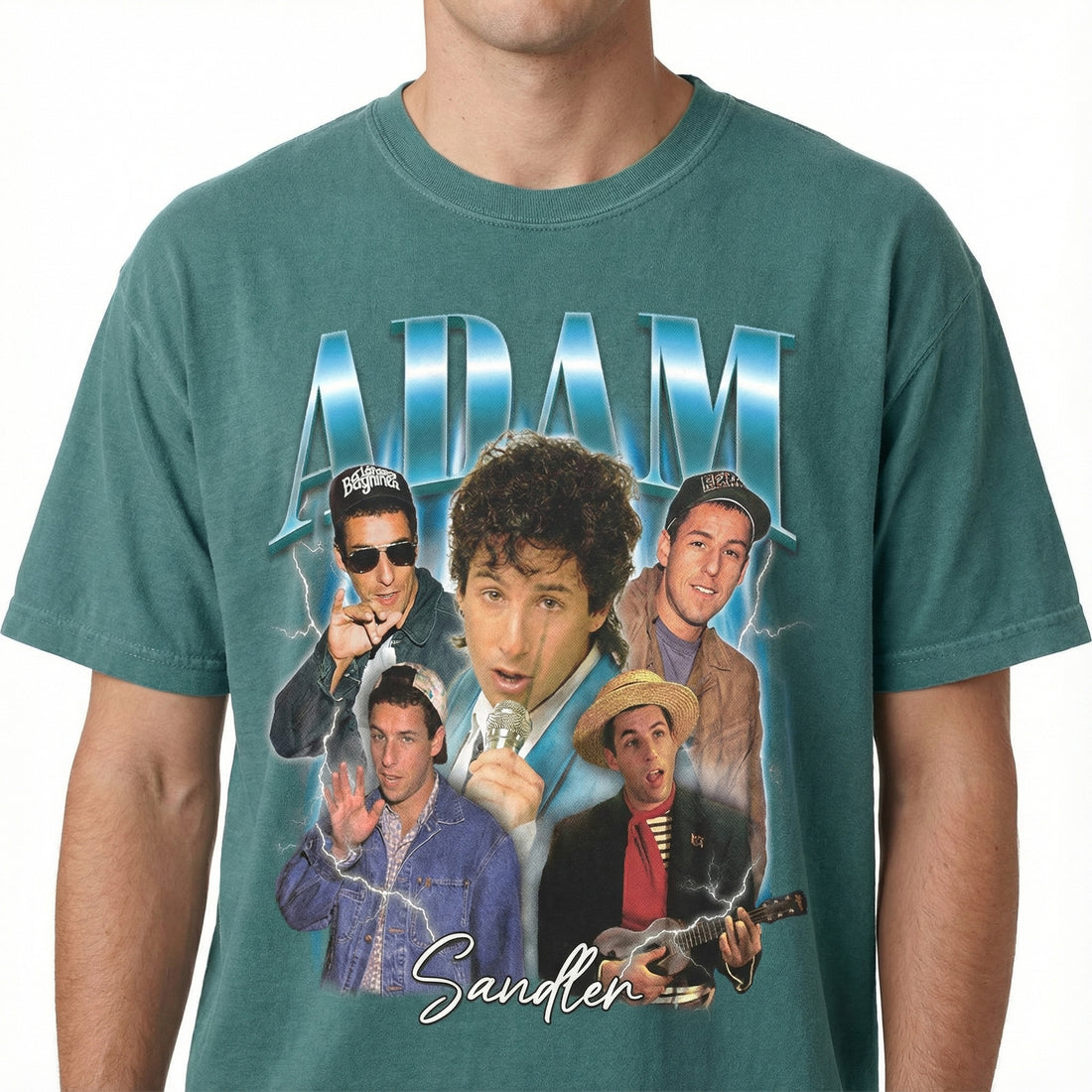 Retro Adam Sandler 90s Comedy Inspired Graphic T-Shirt – Vintage Humor Style Tee