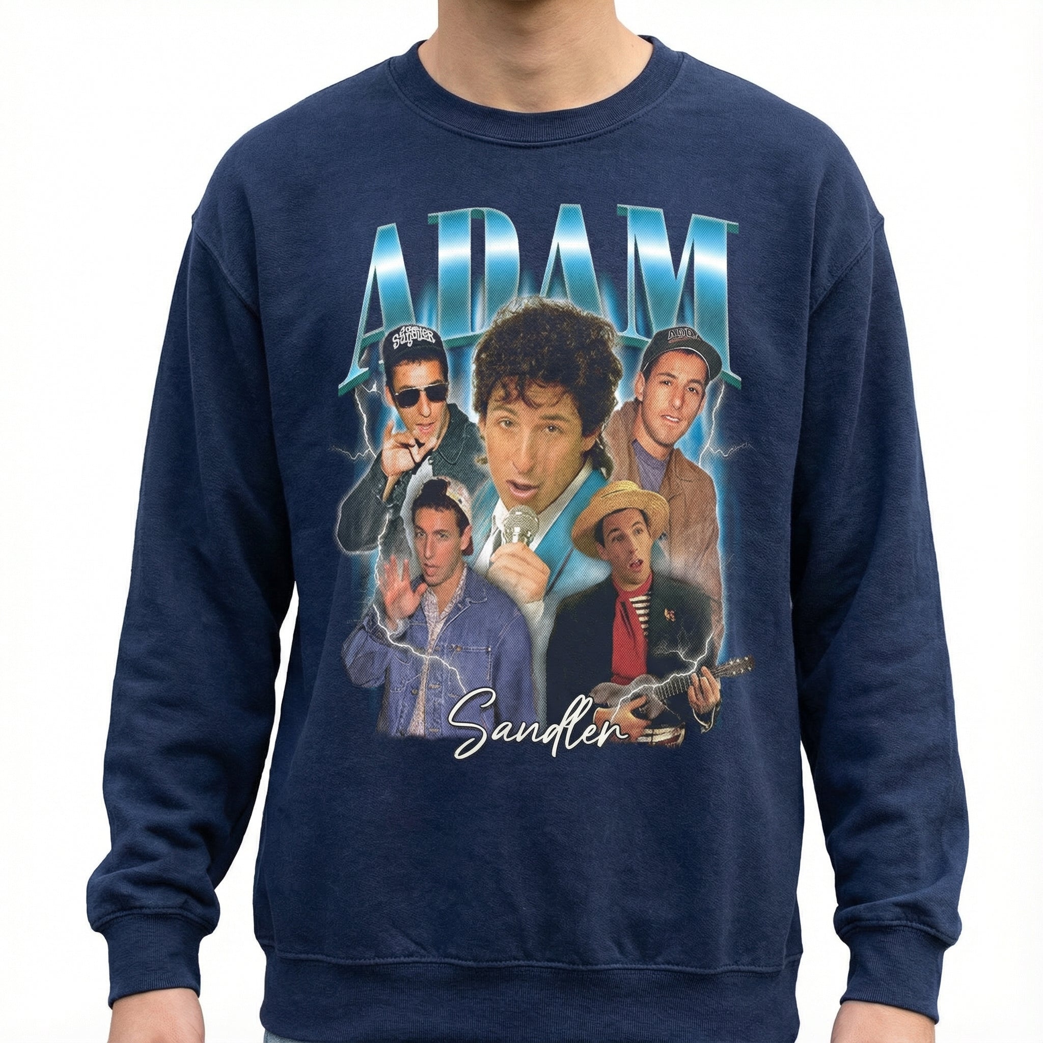Retro Adam Sandler 90s Comedy Inspired Graphic T-Shirt – Vintage Humor Style Tee