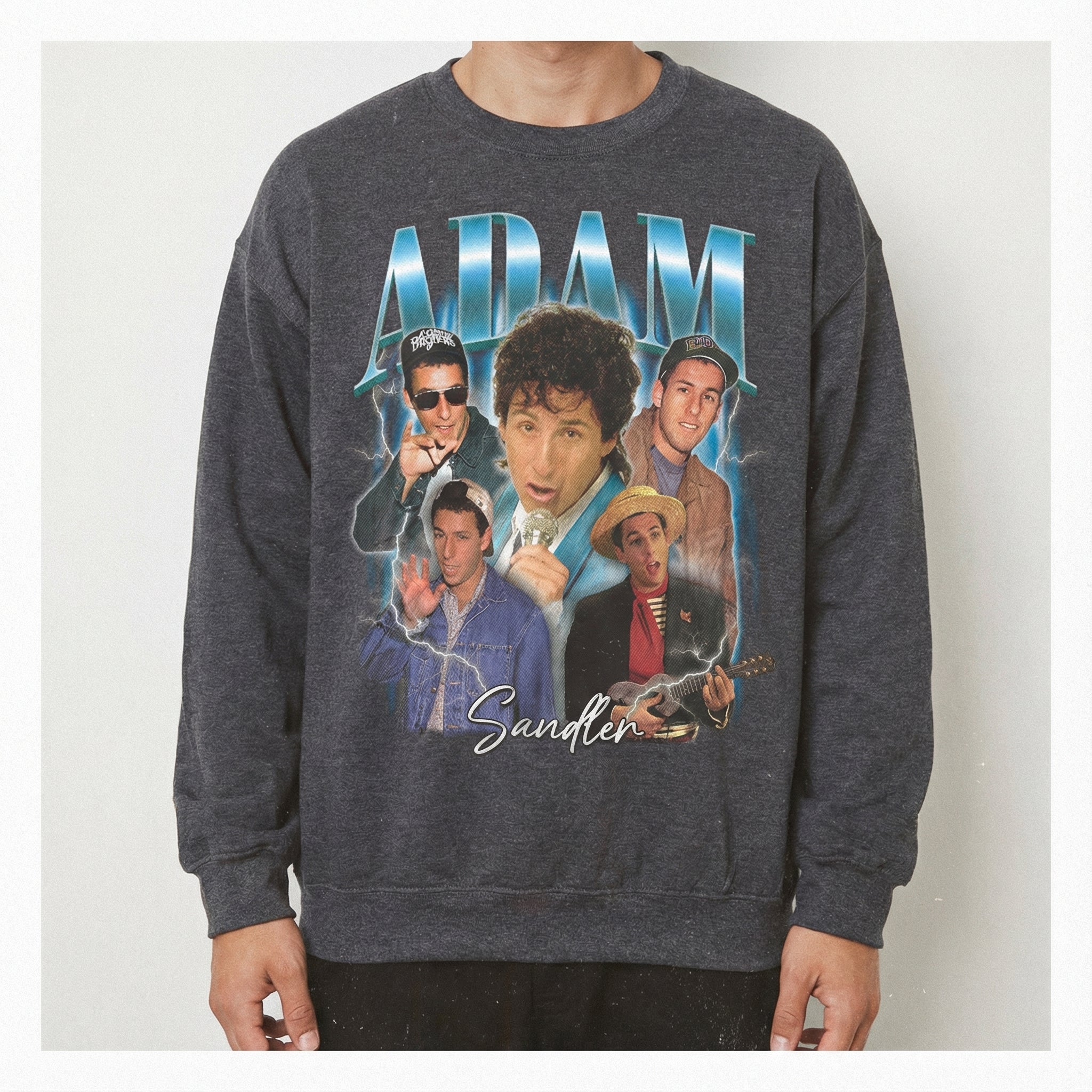 Retro Adam Sandler 90s Comedy Inspired Graphic T-Shirt – Vintage Humor Style Tee